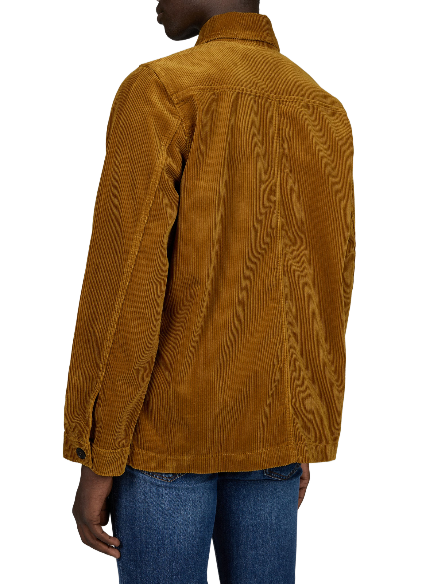 Straight Esteve jacket in ribbed cotton | Yellow LAFAURIE Men