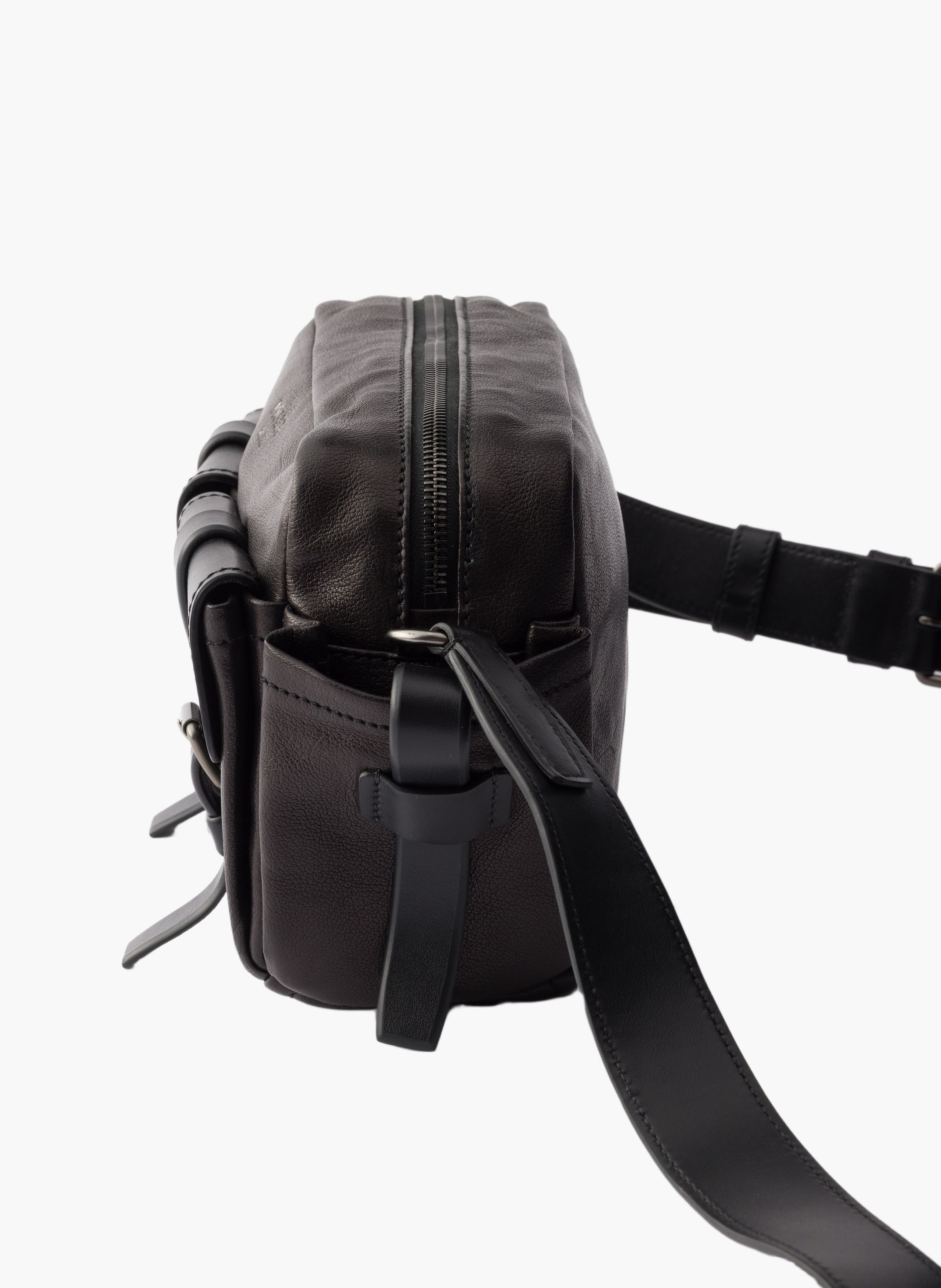 Sac porté épaule prada route en cuir PRADA Noir