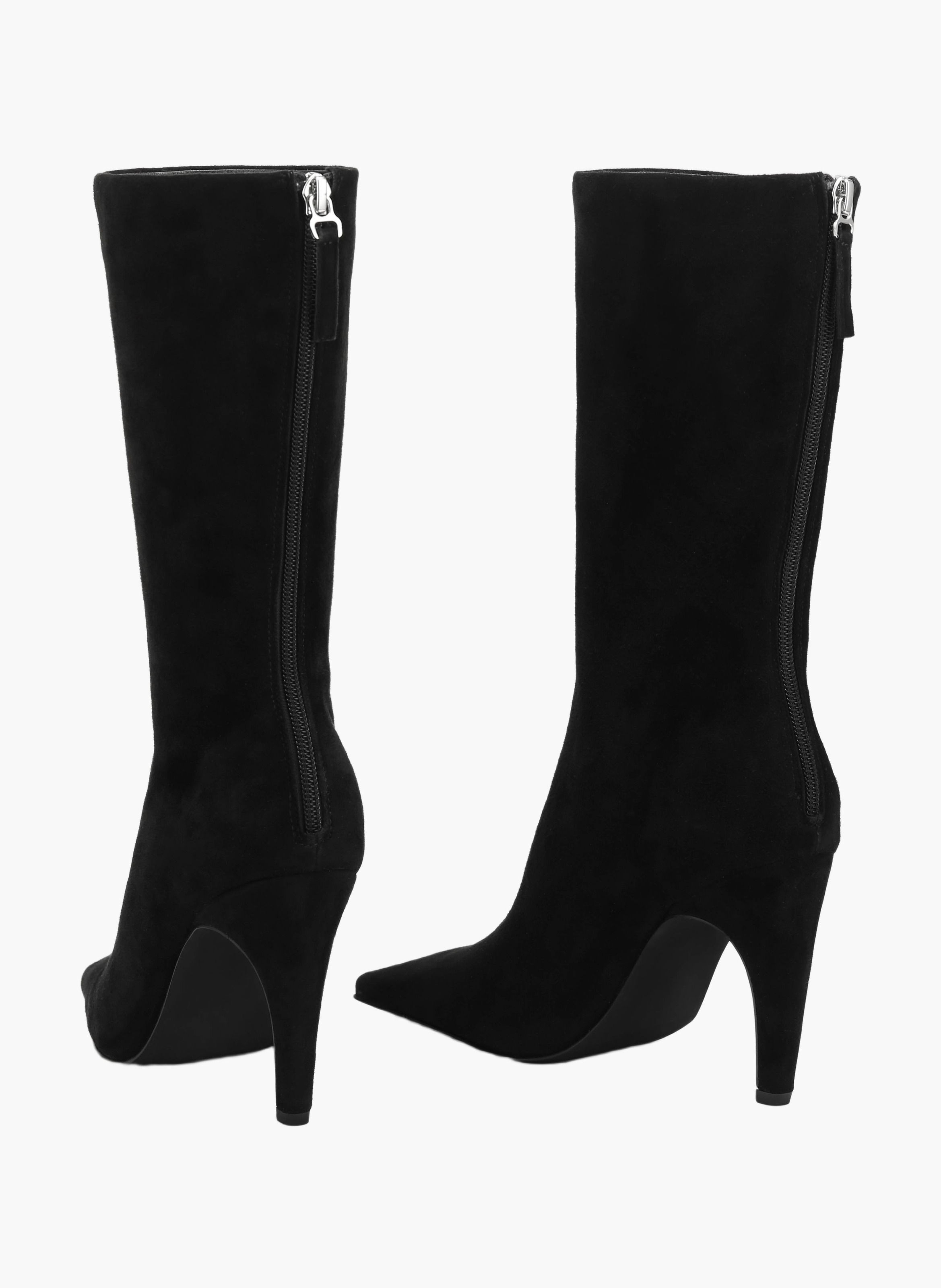 Bottines haute en daim NAKED WOLFE Noir