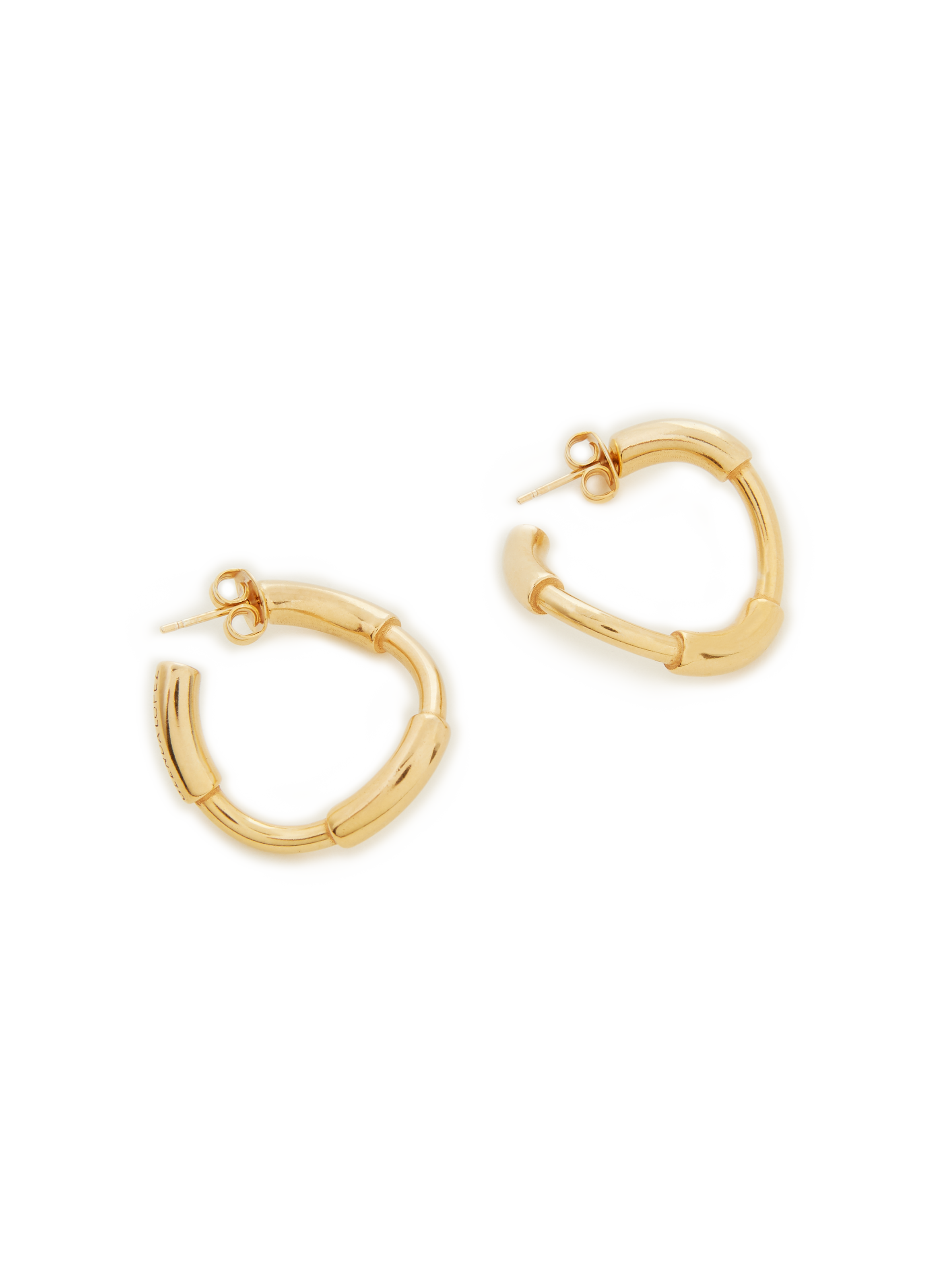 Boucles d'oreille XL Tube en argent