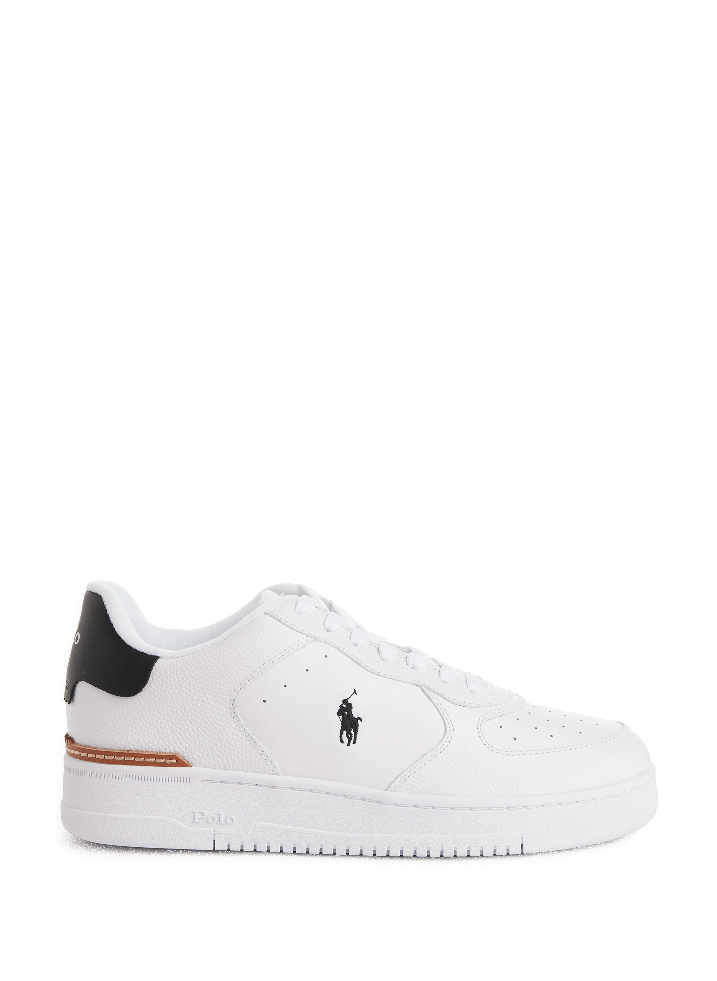 POLO RALPH LAUREN Leather sneakers White