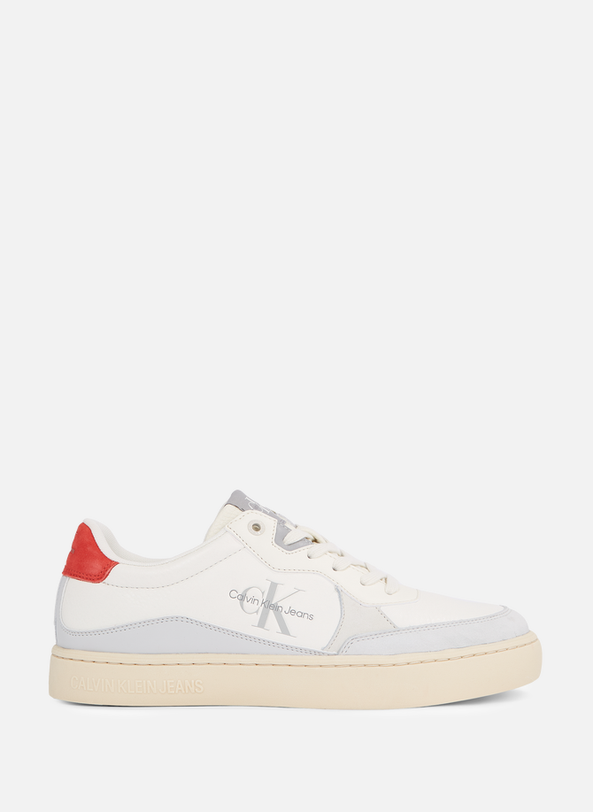 CALVIN KLEIN leather sneakers