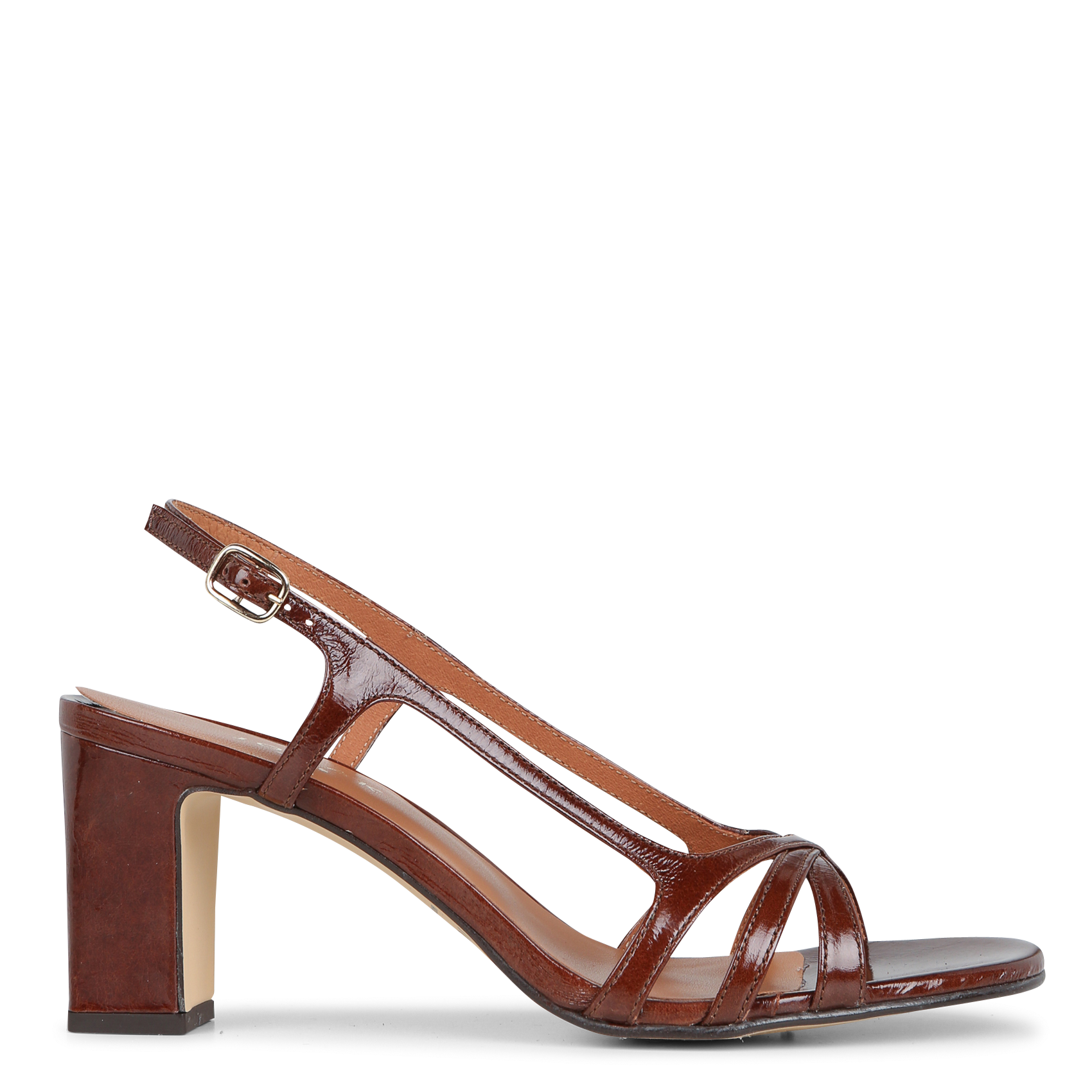 Sandales haute en cuir vaiana JONAK Marron