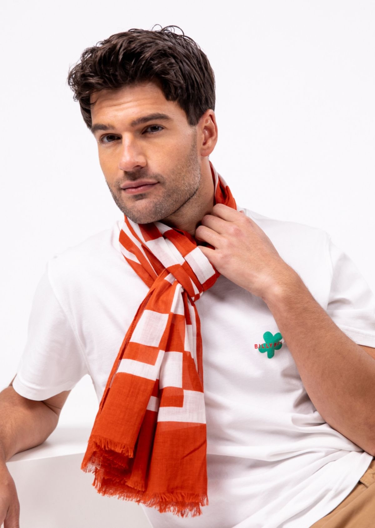Foulard en coton biologique BILLYBELT Orange