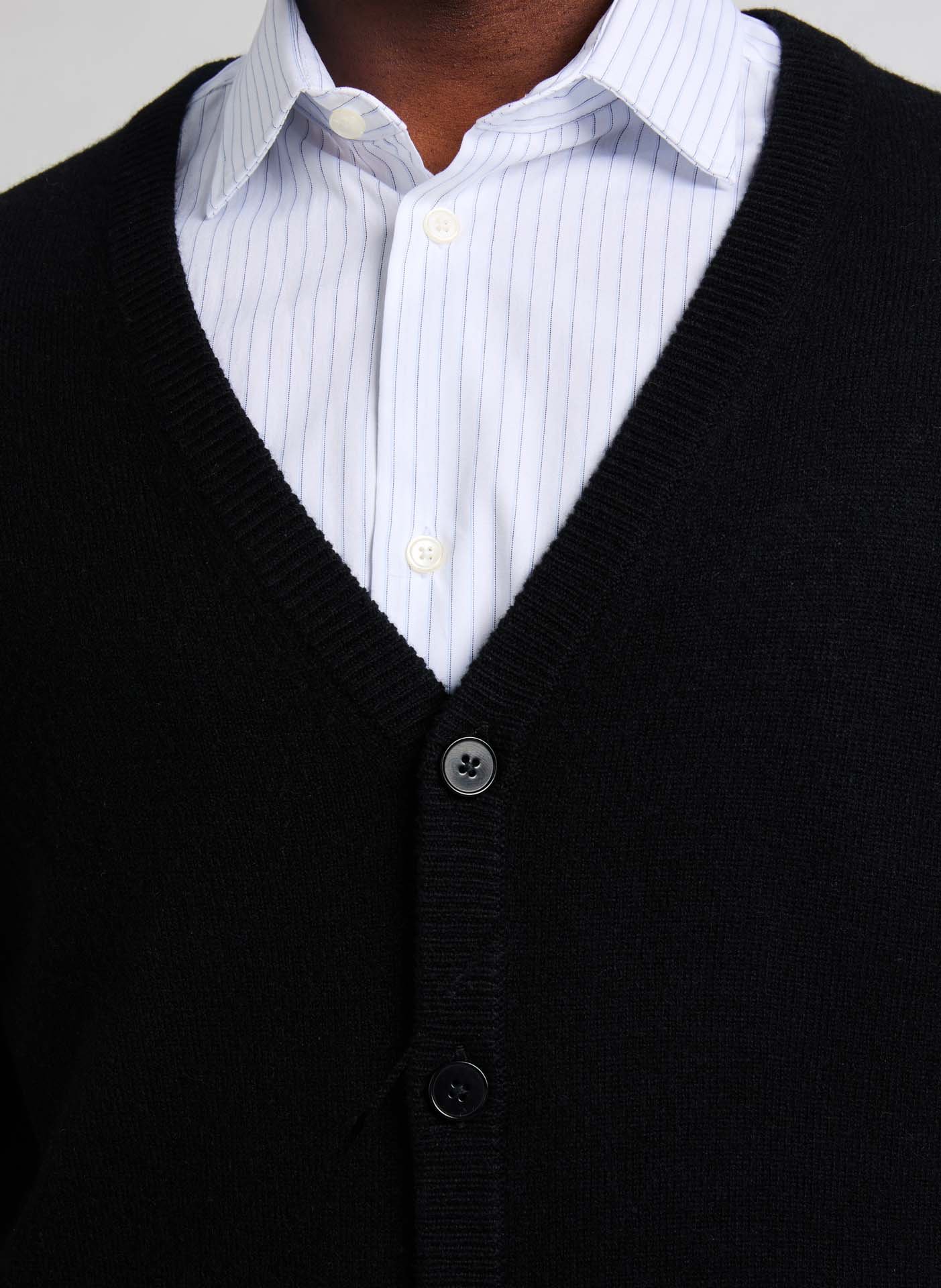 Cashmere cardigan Black
