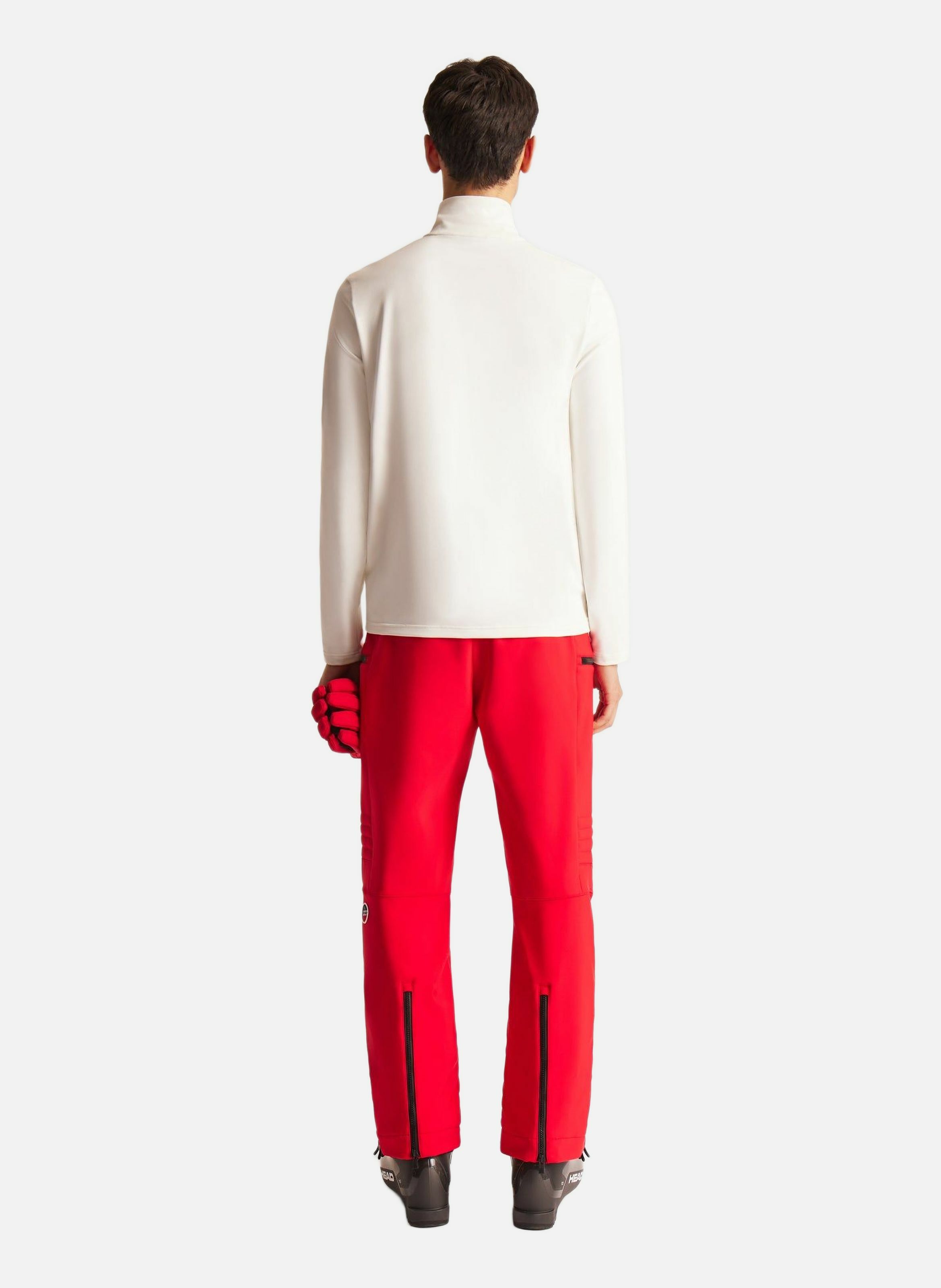 Sous pull mario col montant coupe regular Blanc