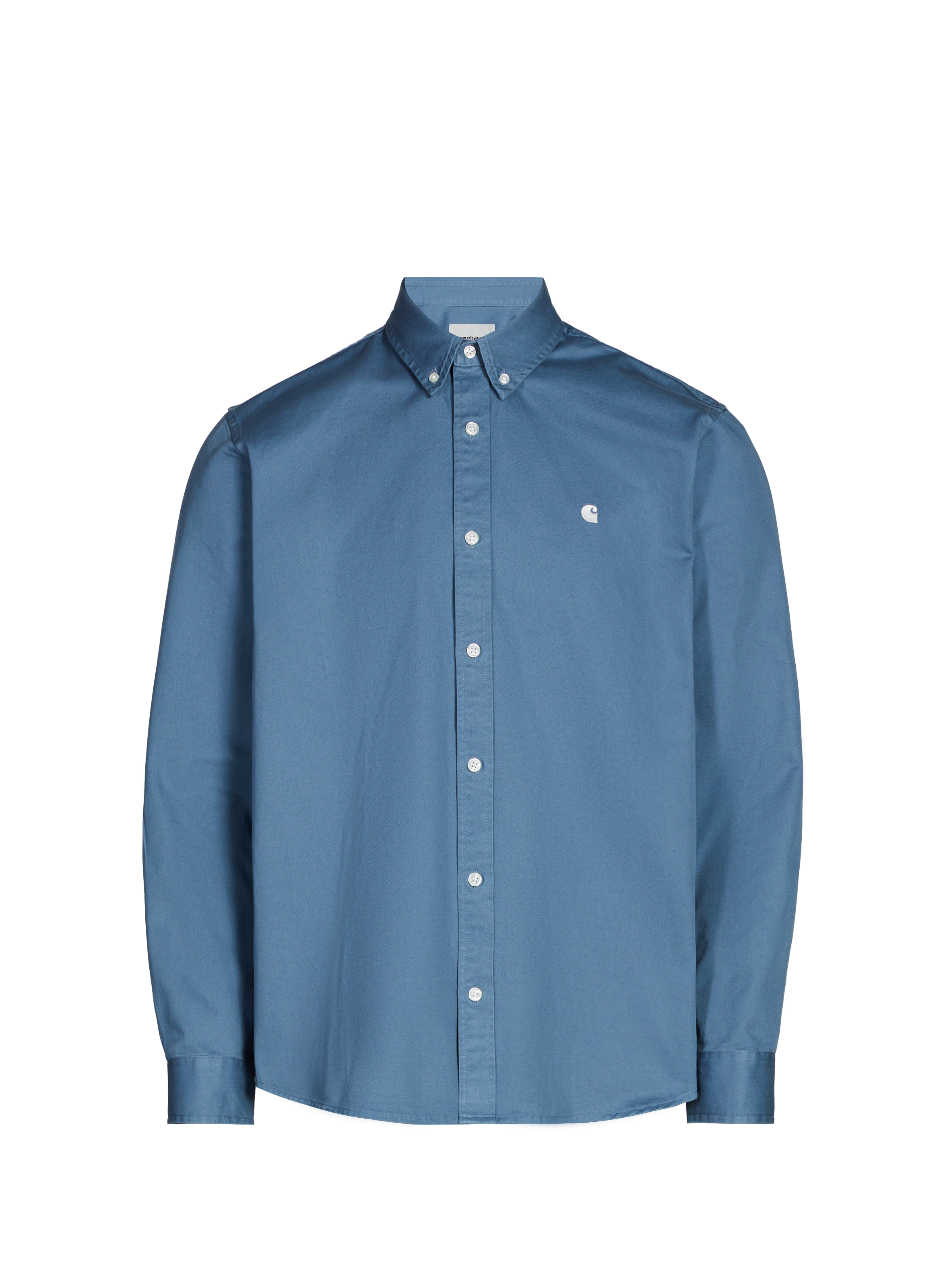 Chemise col américain en coton CARHARTT WIP Bleu