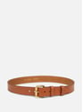 M belt - Ceinture Cuir Lisse Femme | Brown by LANCASTER LANCASTER M belt - Ceinture Cuir Lisse Femme | Brown
