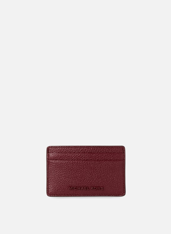 Porte-cartes en cuir Rouge by MICHAEL KORS MICHAEL KORS Porte-cartes en cuir Rouge