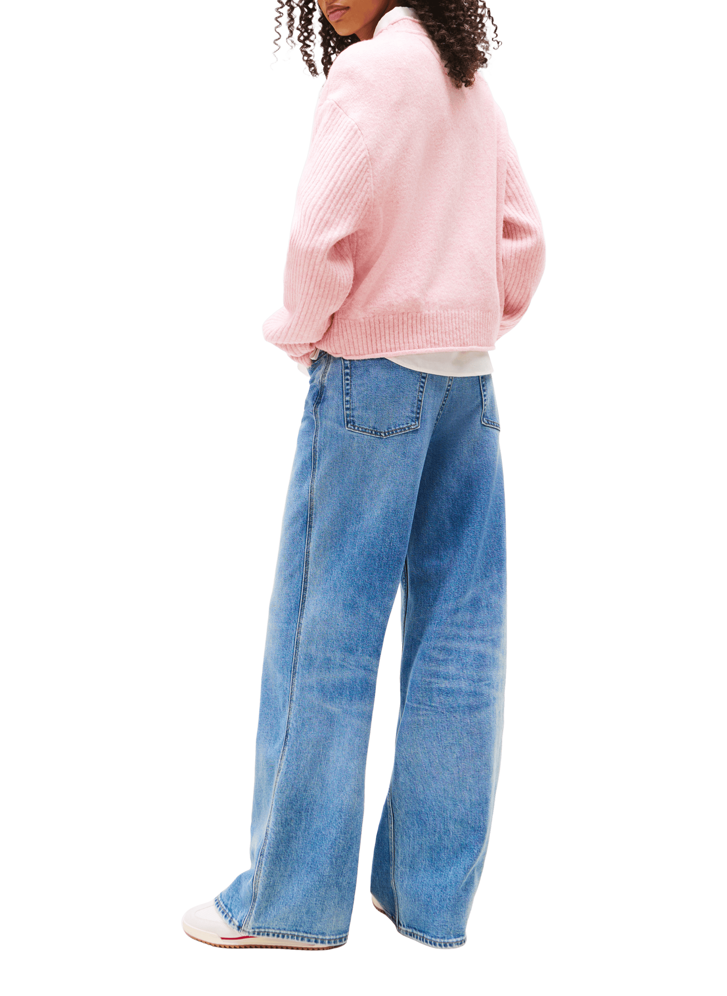 Pull à logo TOMMY HILFIGER Rose