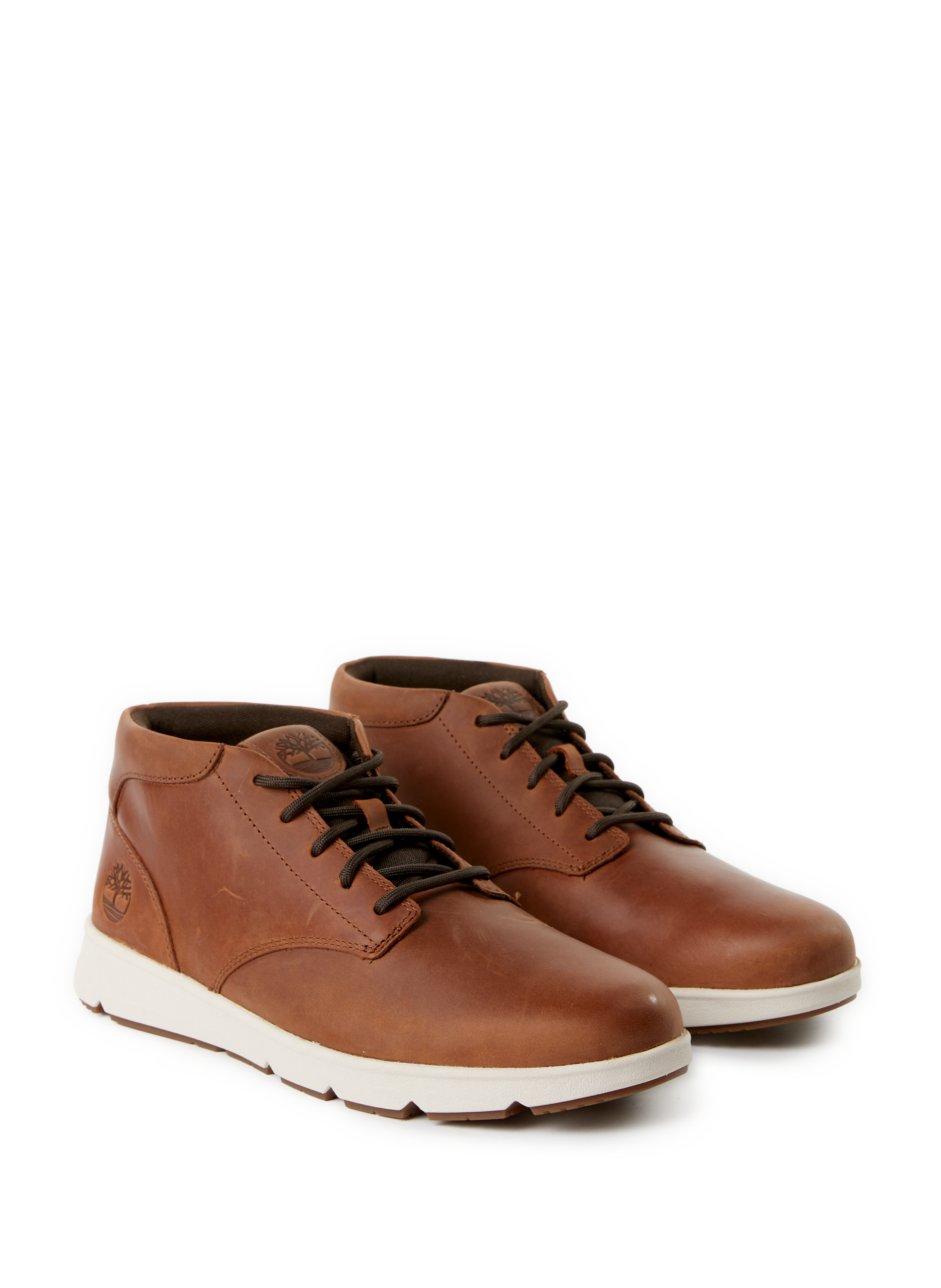 Leather sneakers TIMBERLAND Brown