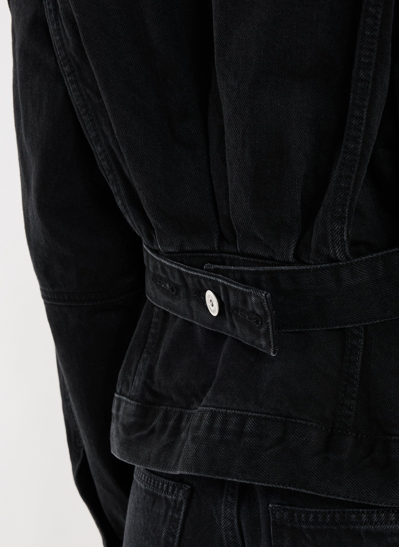 Veste de-Nîmes en coton JACQUEMUS Noir