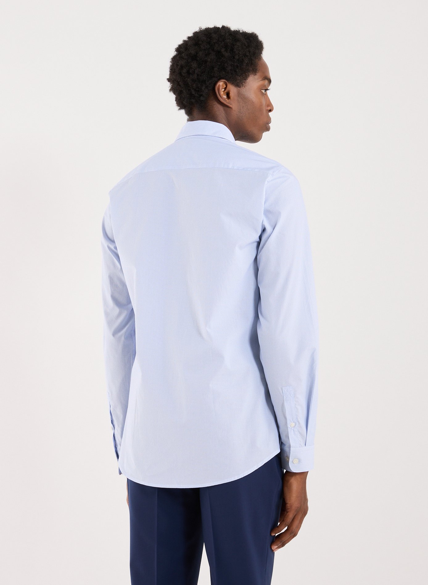 Cotton shirt AU PRINTEMPS PARIS Blue