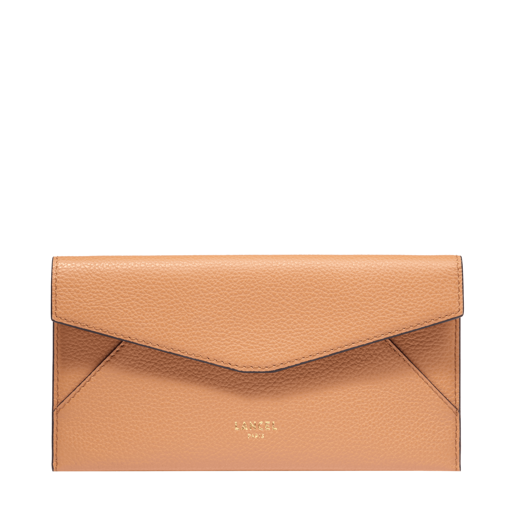 LANCEL Enveloppe rabat l enveloppe de lancel en cuir Marron