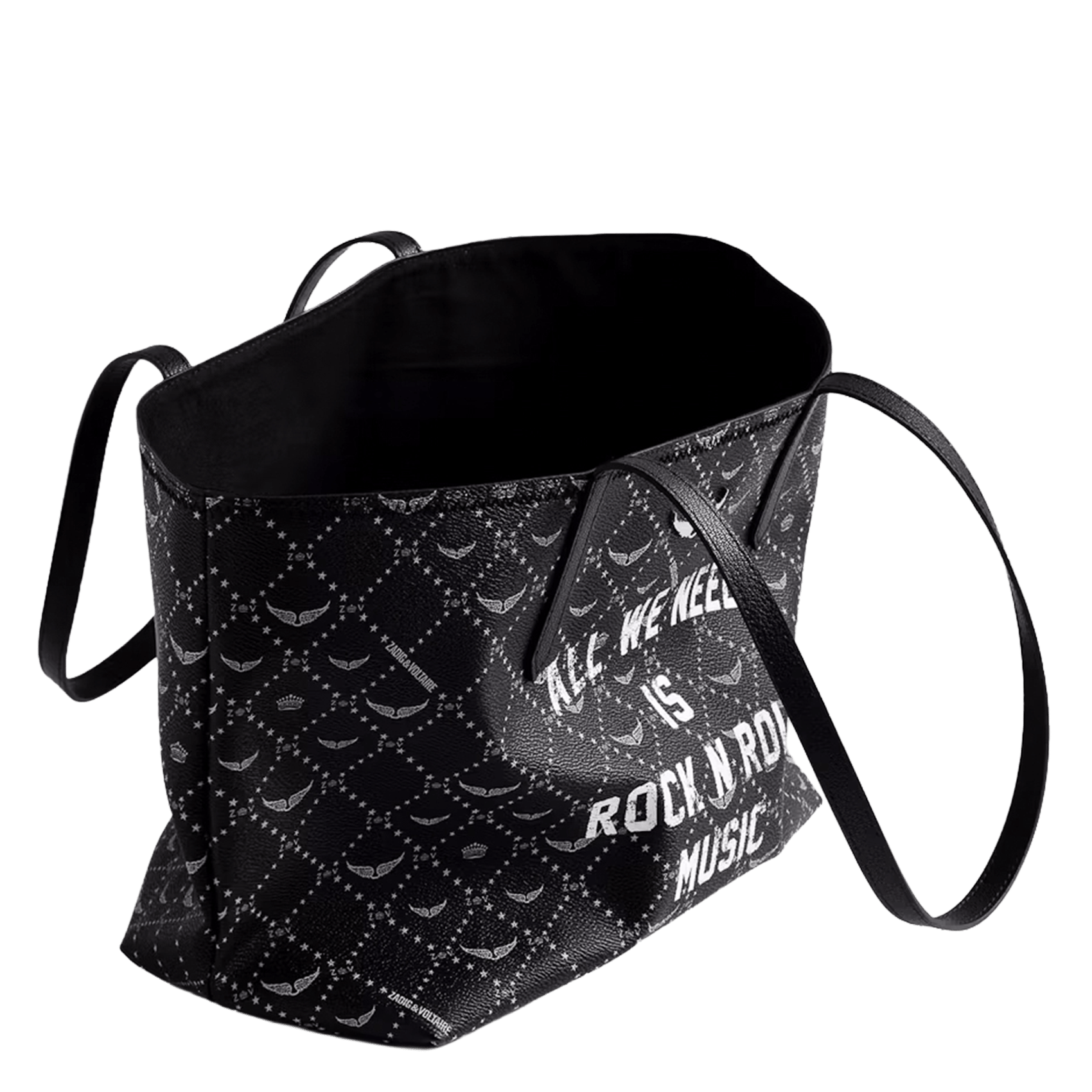 Sac cabas à monogrammes z shopper ZADIG&VOLTAIRE Noir