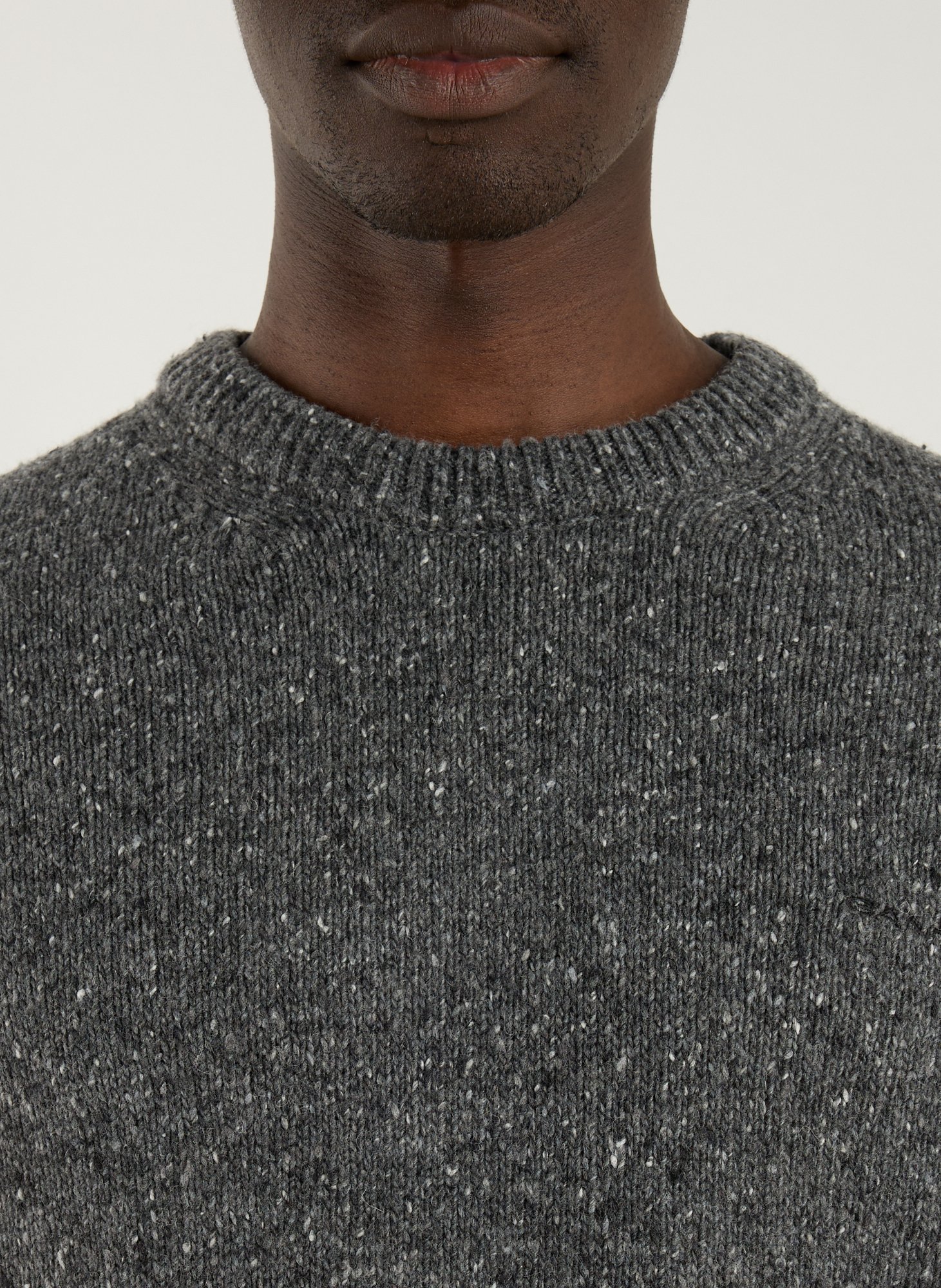 Mixed wool sweatshirt GANT Grey
