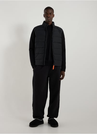 Two-material high neck jacket GERTRUDE ET GASTON Two-material high neck jacket GERTRUDE ET GASTON