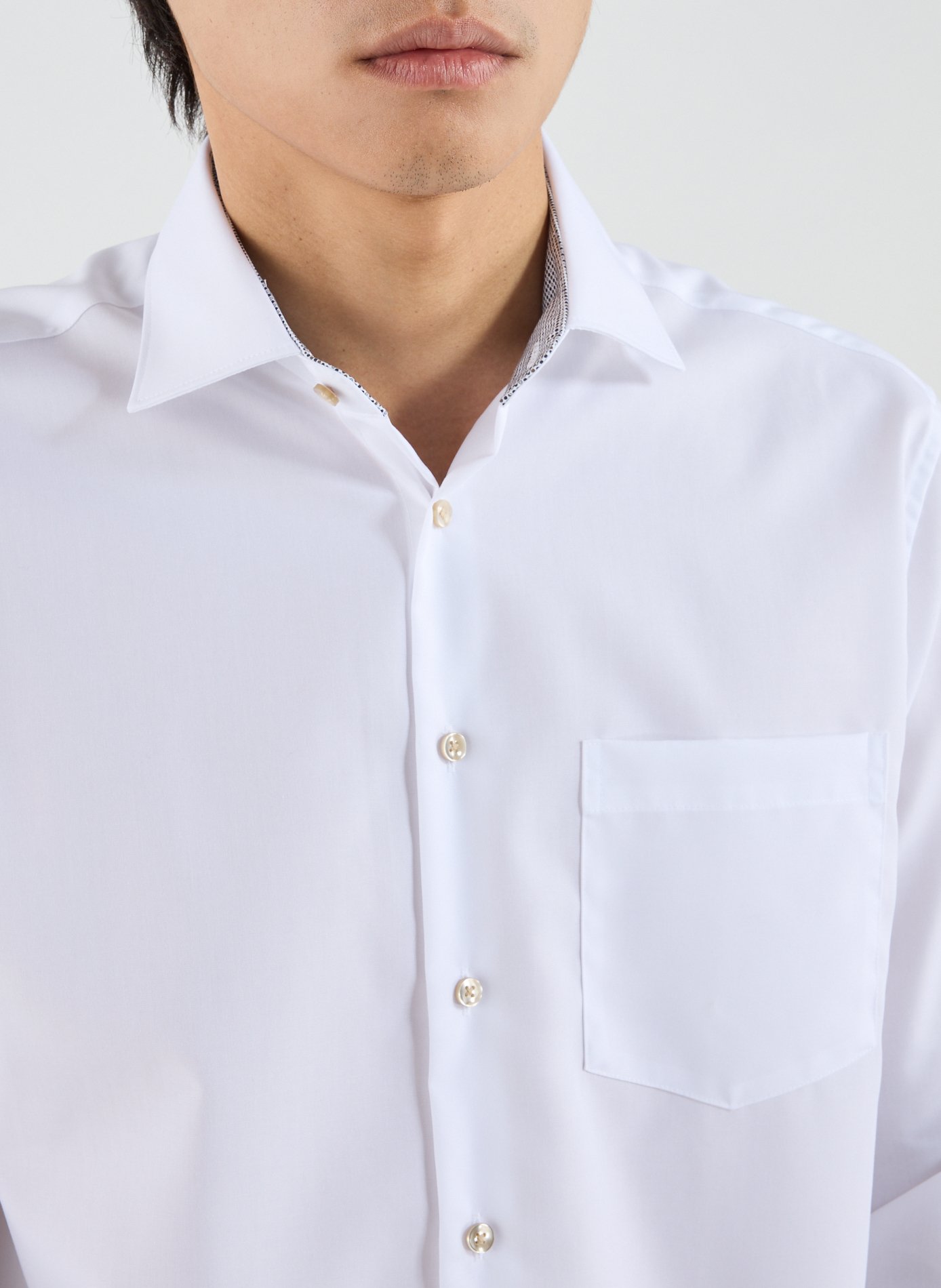Chemise en coton SEIDENSTICKER Blanc