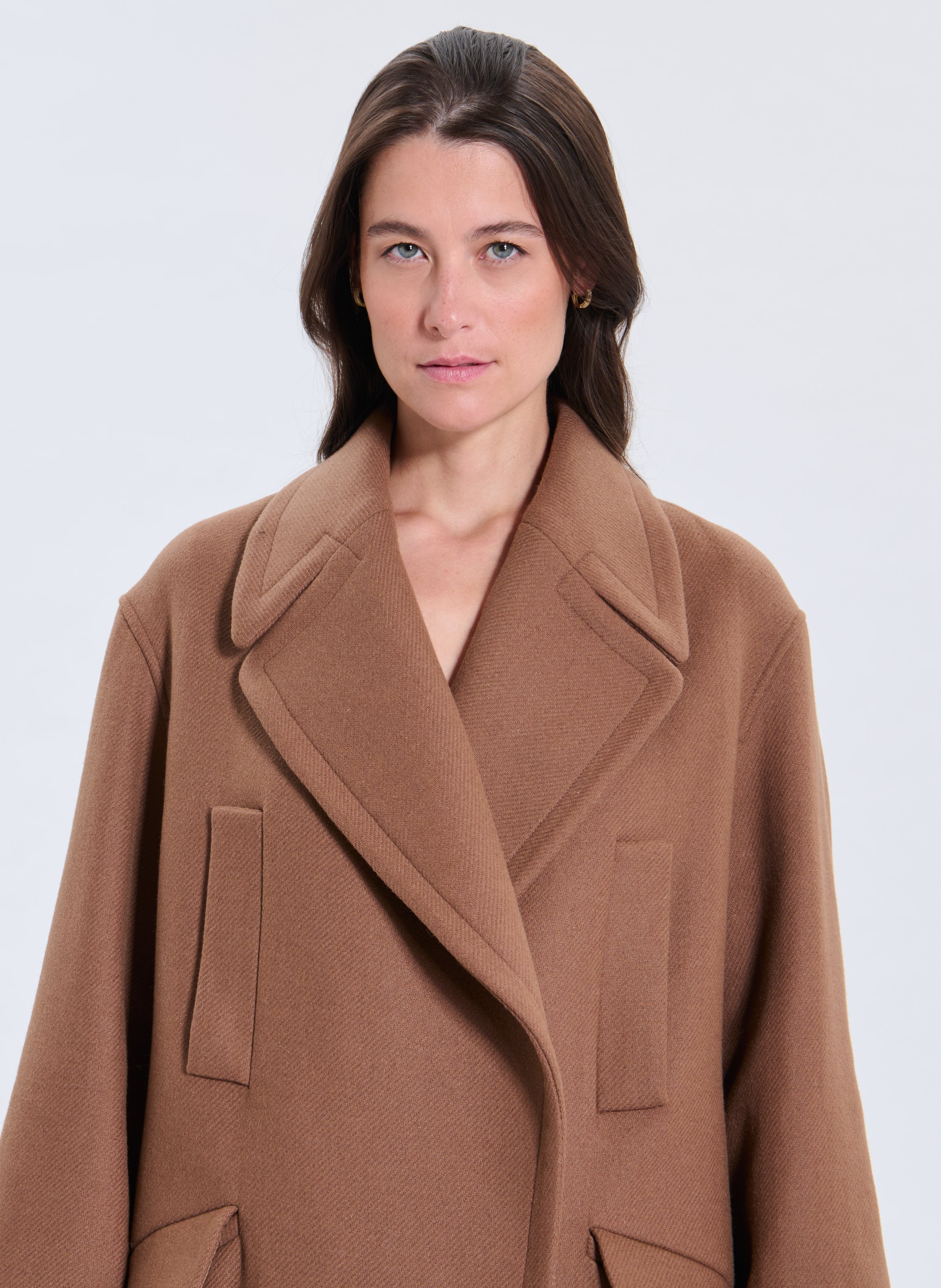 Manteau  mina ZAPA Marron