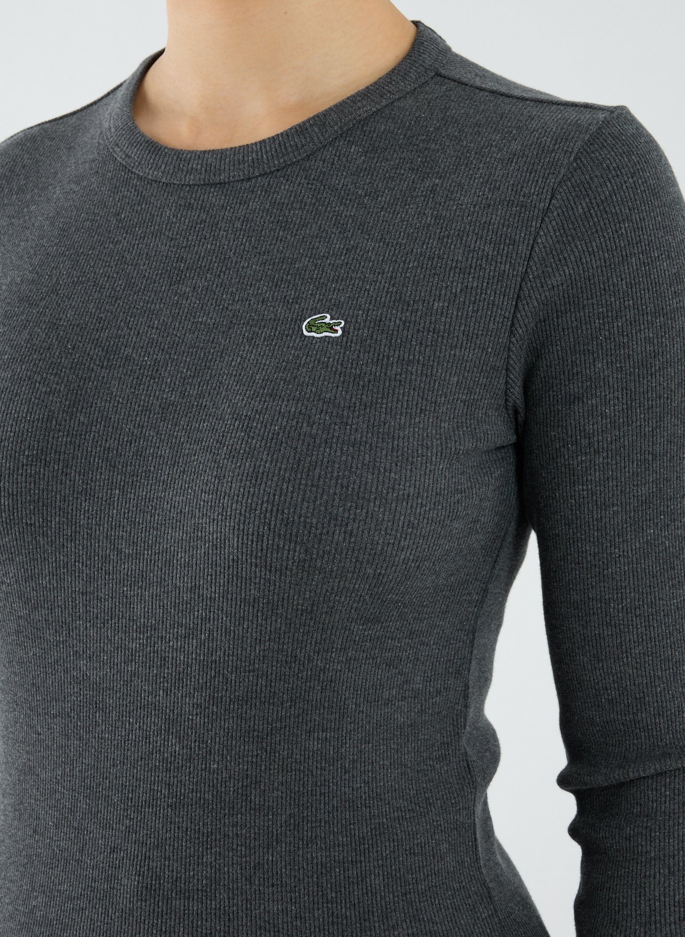 T-shirt manches longues  LACOSTE Gris