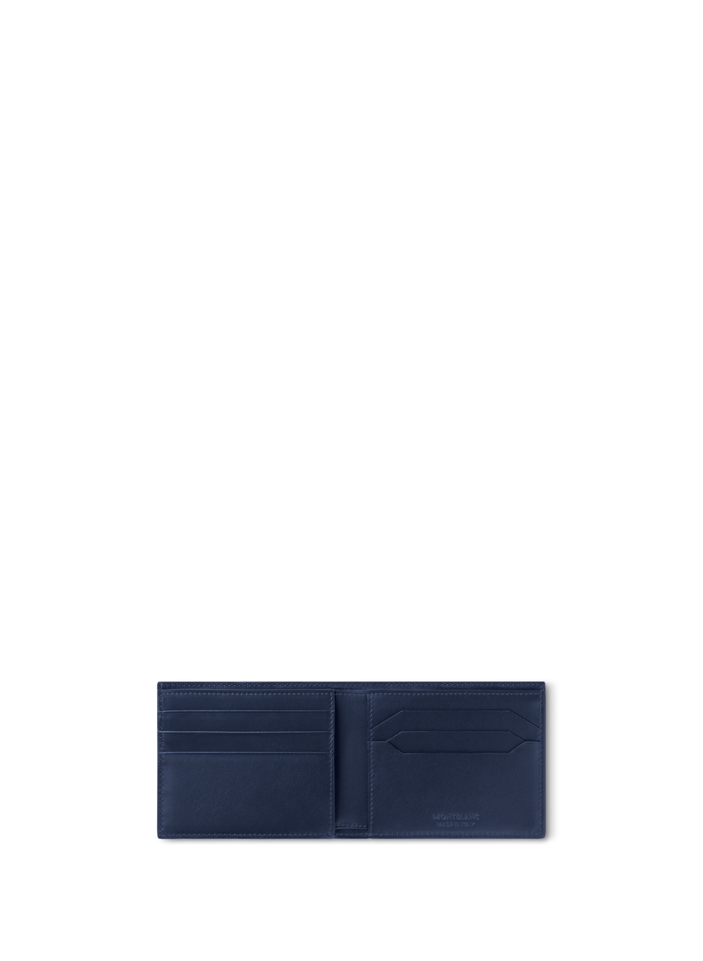 Porte-cartes en cuir compact MONTBLANC Bleu