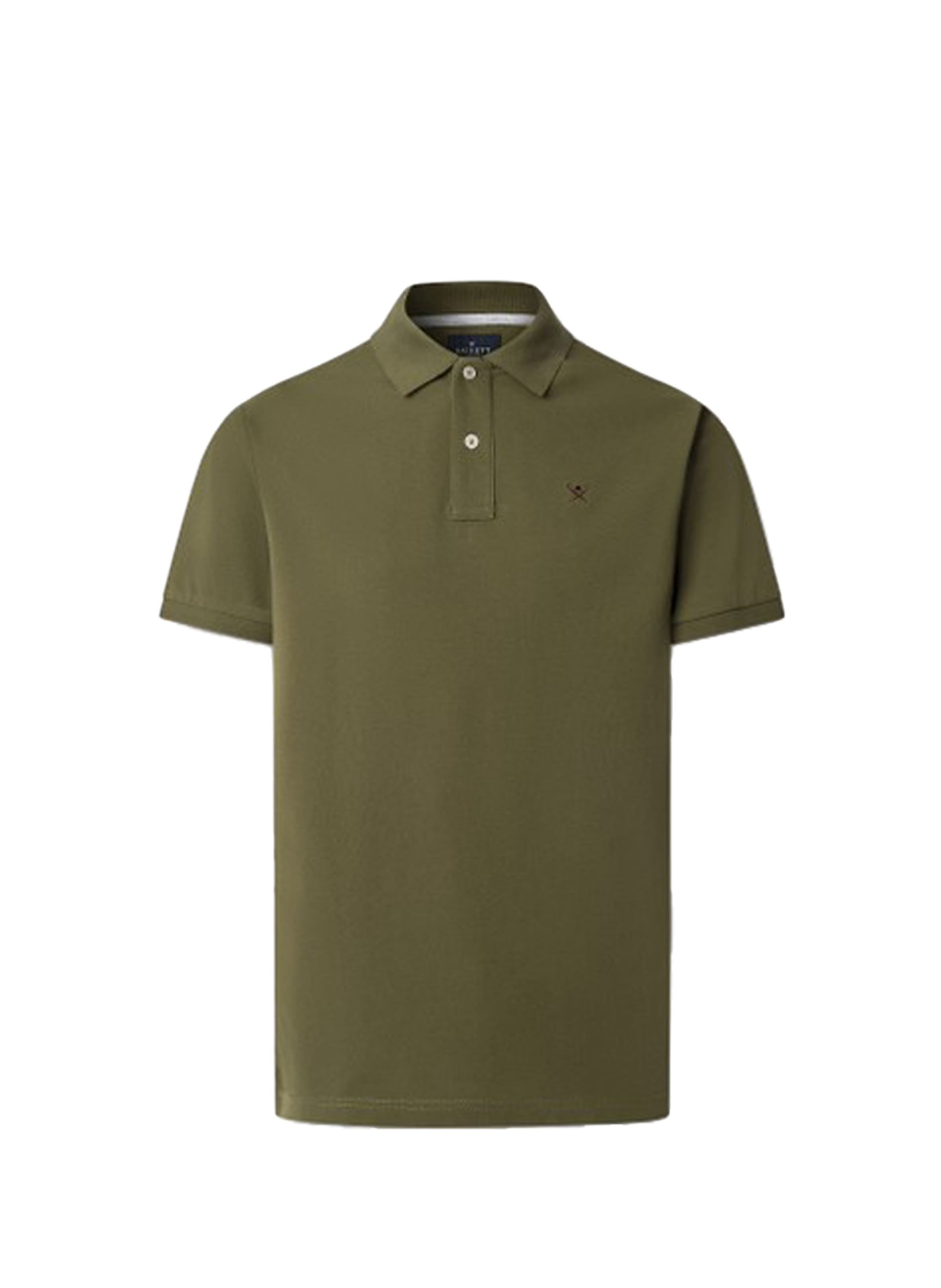 Polo à manches courtes en coton HACKETT Vert