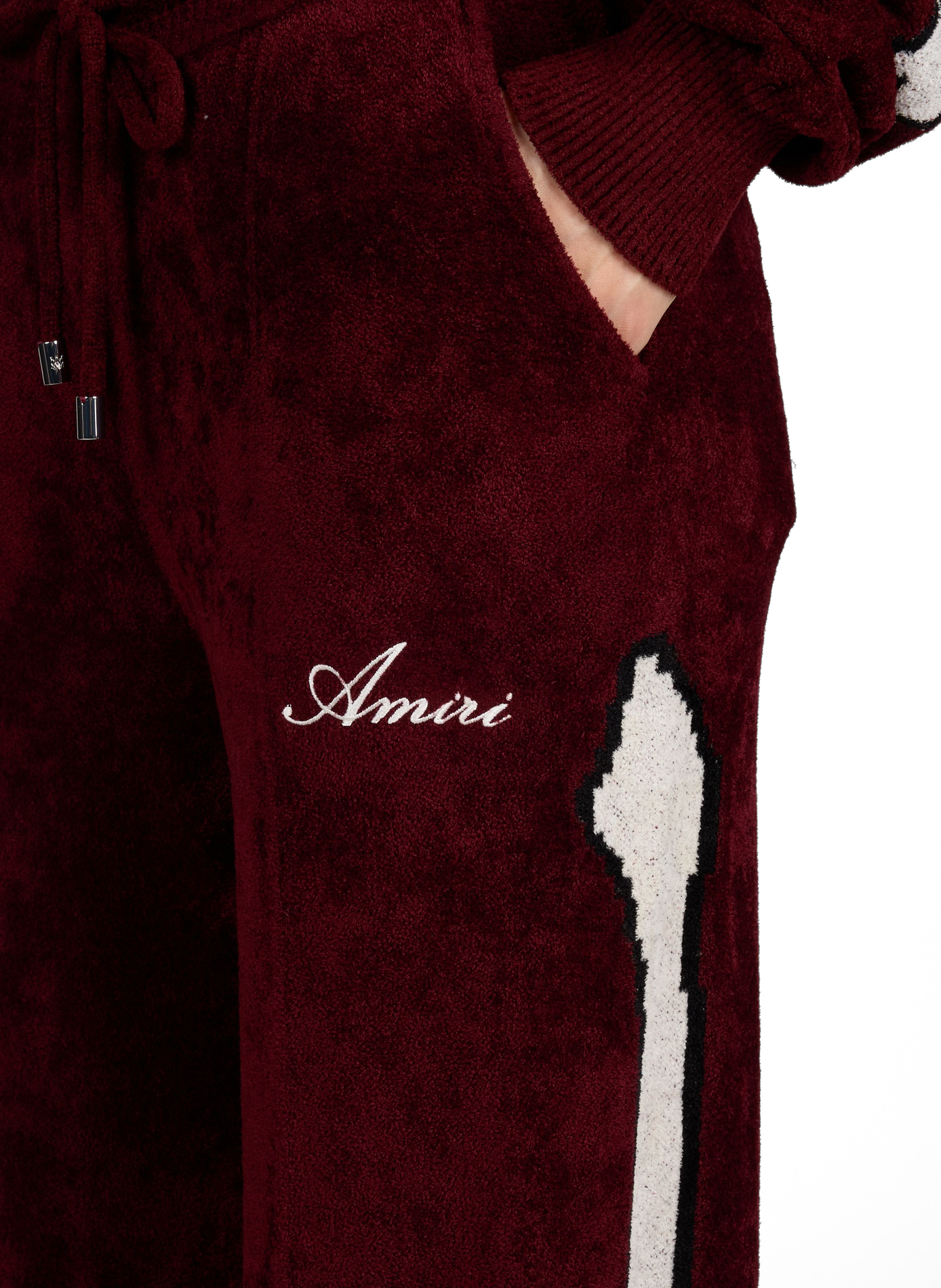 Pantalon de survêtement en velours  AMIRI Rouge