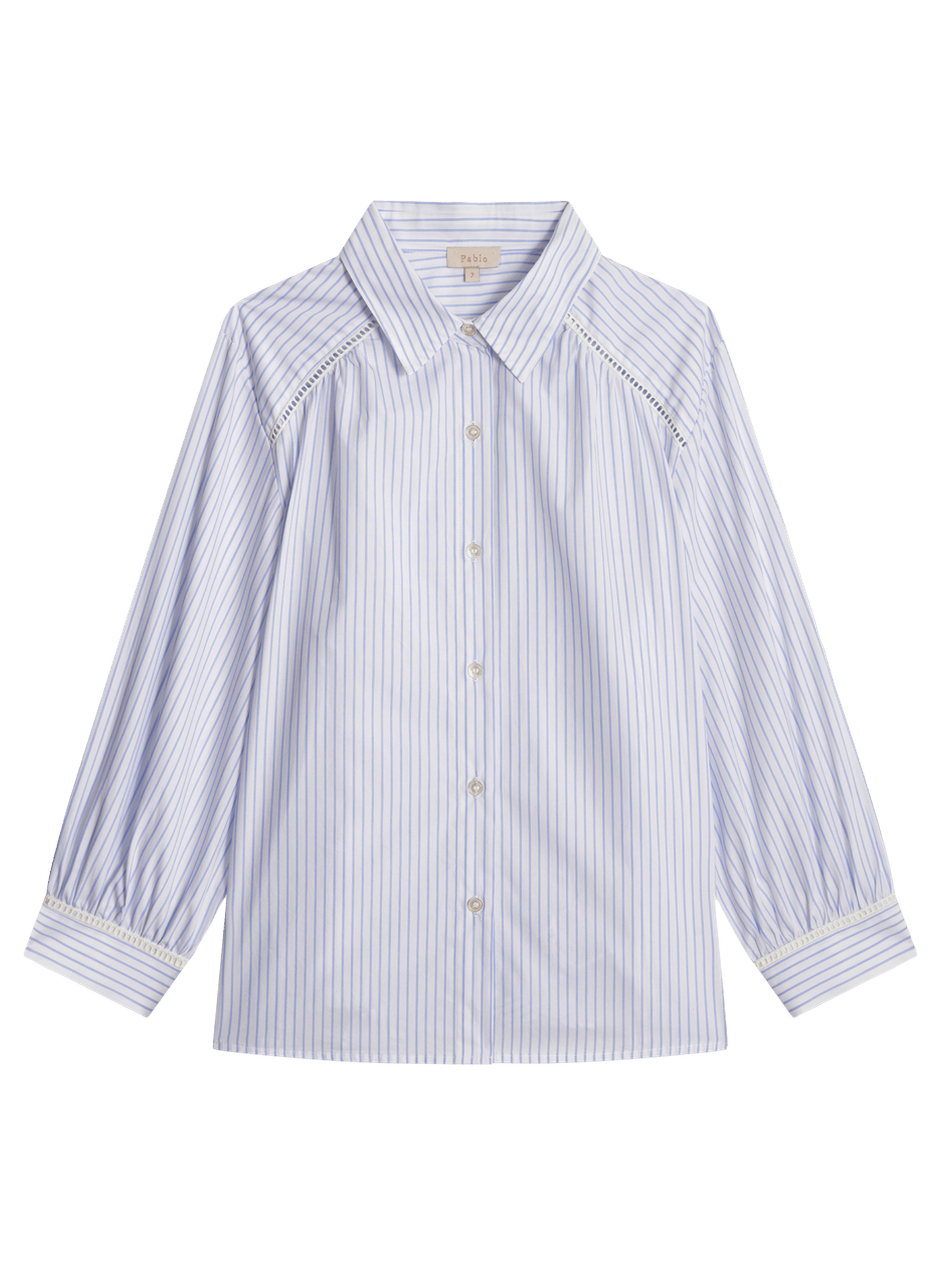 Chemise en coton à rayures - calypso PABLO Beige