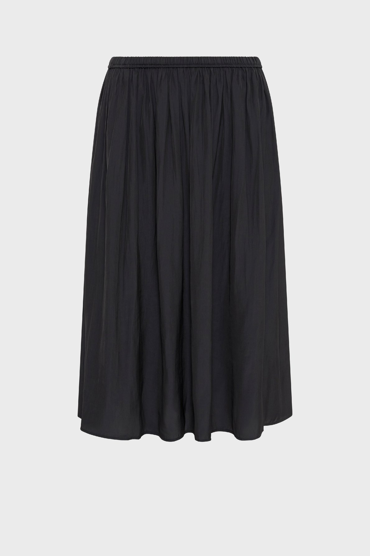 Jupe satinée plissée - juliah GERARD DAREL Noir