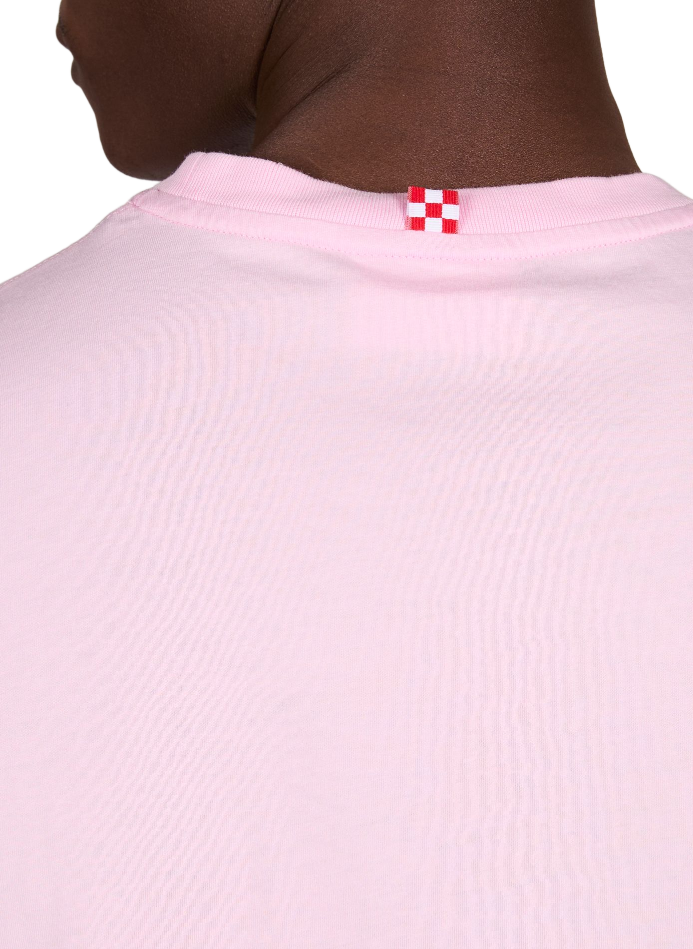 Straight cotton t-shirt MC2 SAINT BARTH Pink