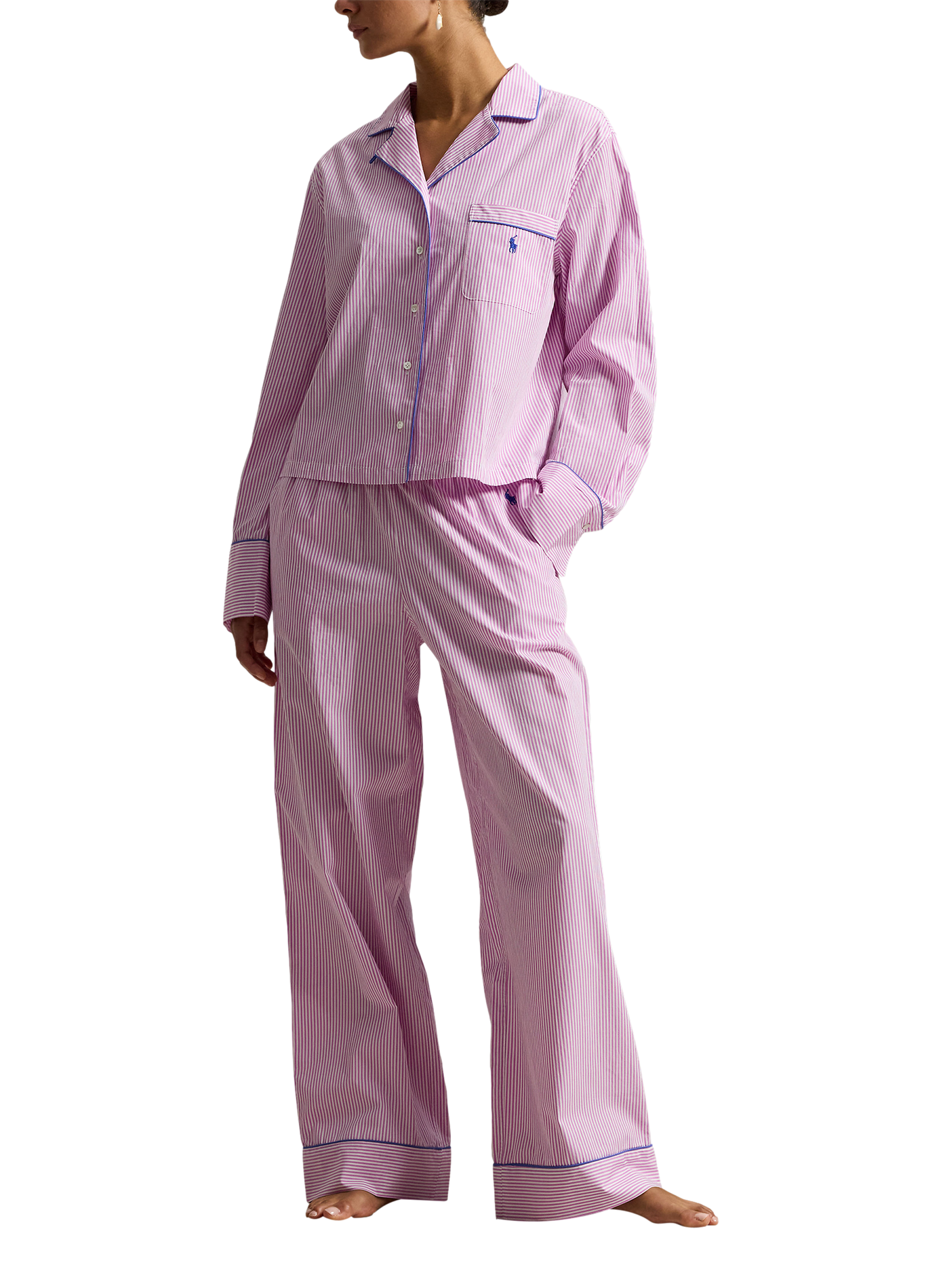 Cotton check pyjama set POLO RALPH LAUREN Pink