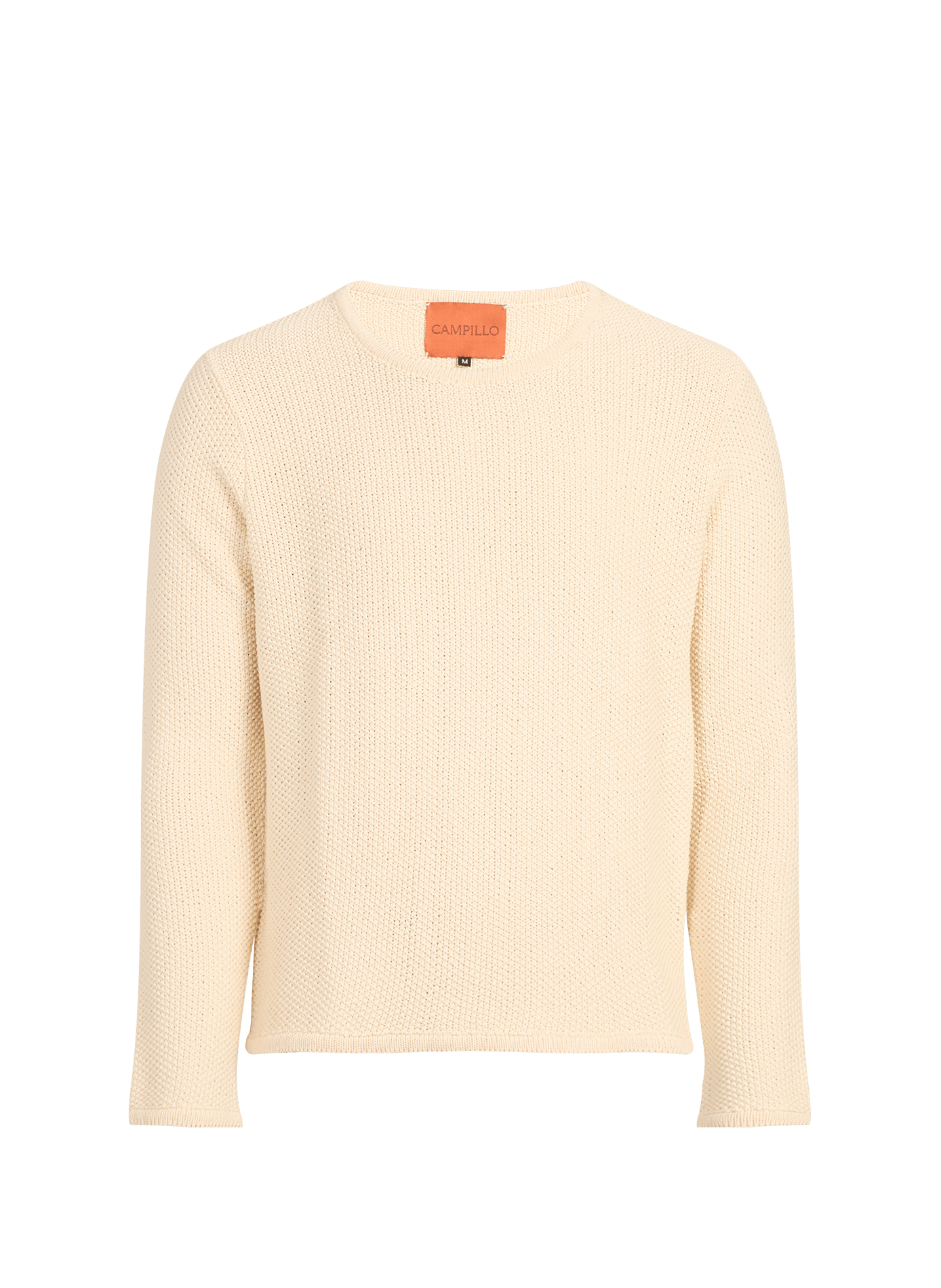 Cotton knit sweater CAMPILLO Beige