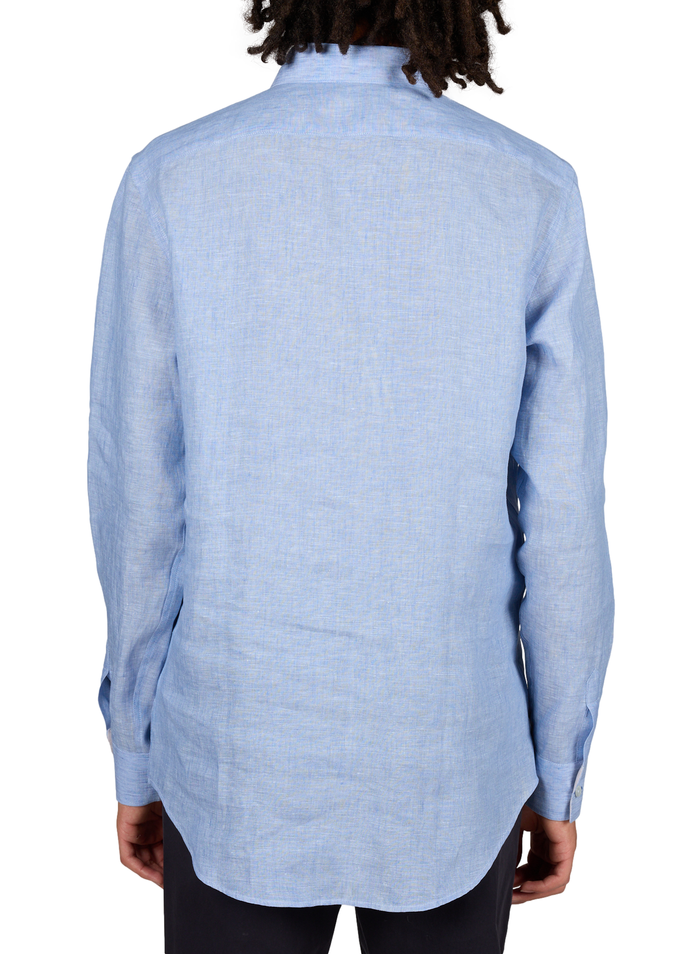 Chemise col classique en lin PAUL SMITH Bleu