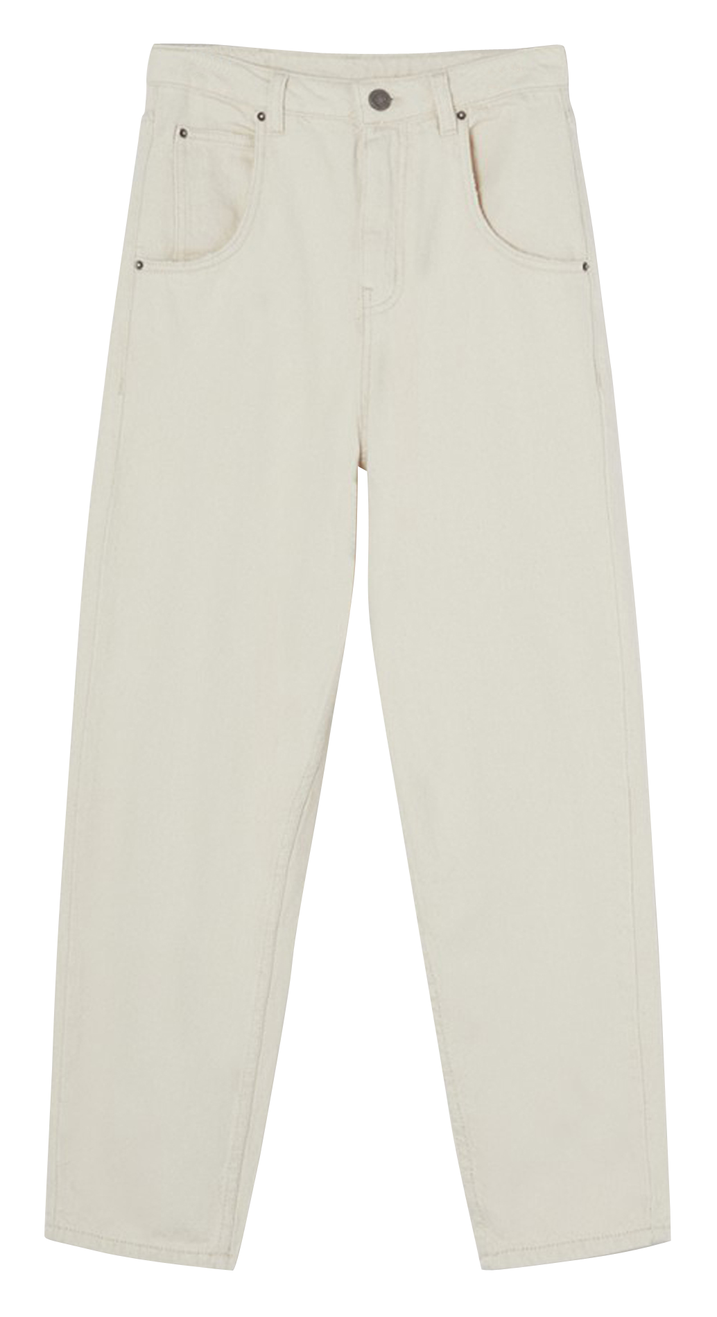 Jean droit en coton tineborow AMERICAN VINTAGE Beige