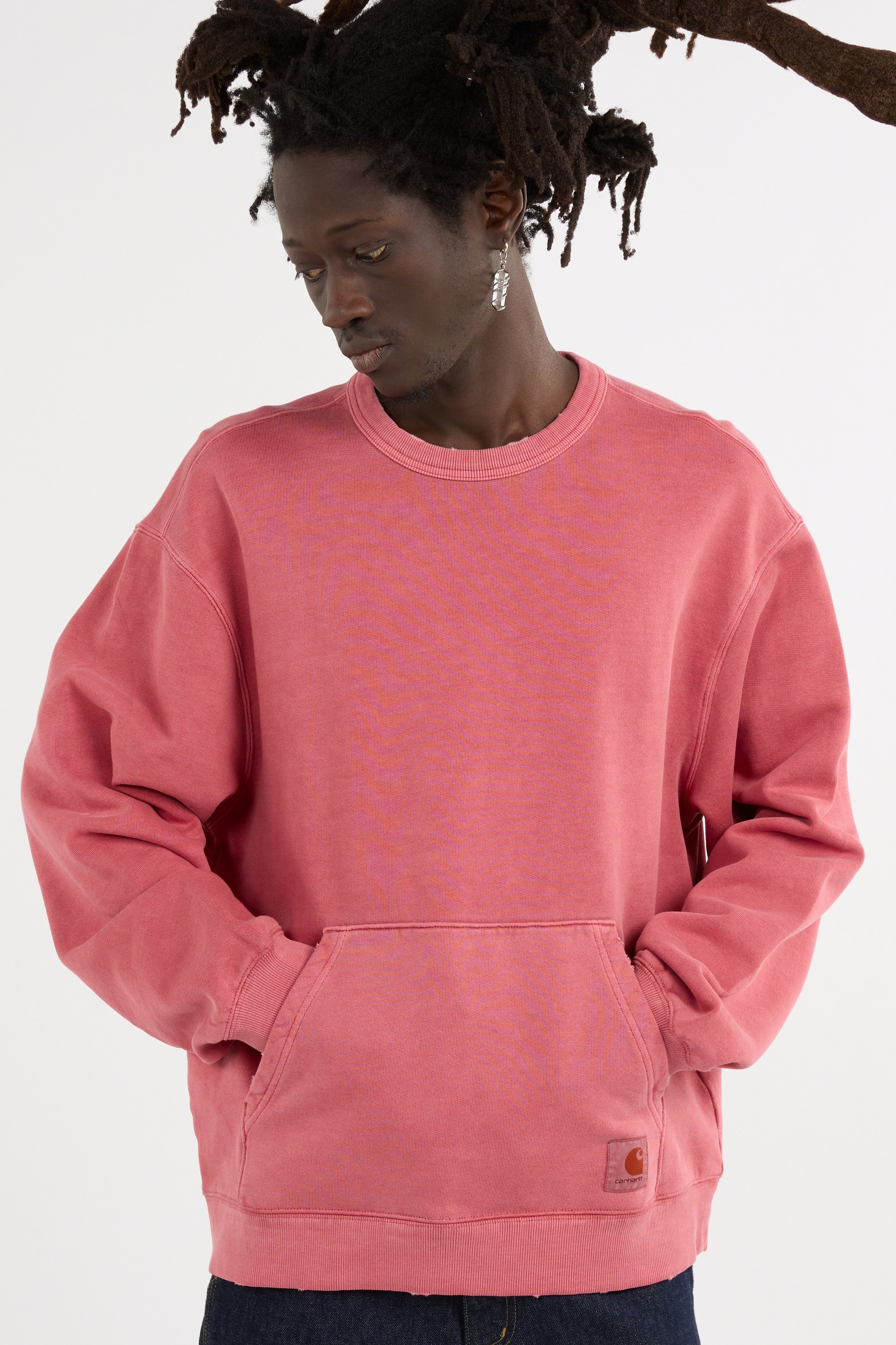 Sweat manches longues torion sweat CARHARTT WIP Rouge