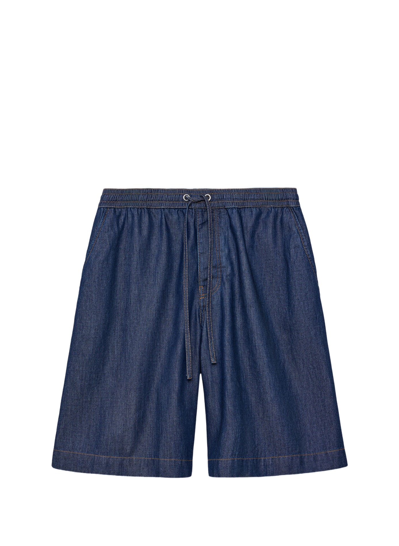 Short de algodón chambray ligero LOEWE Azul