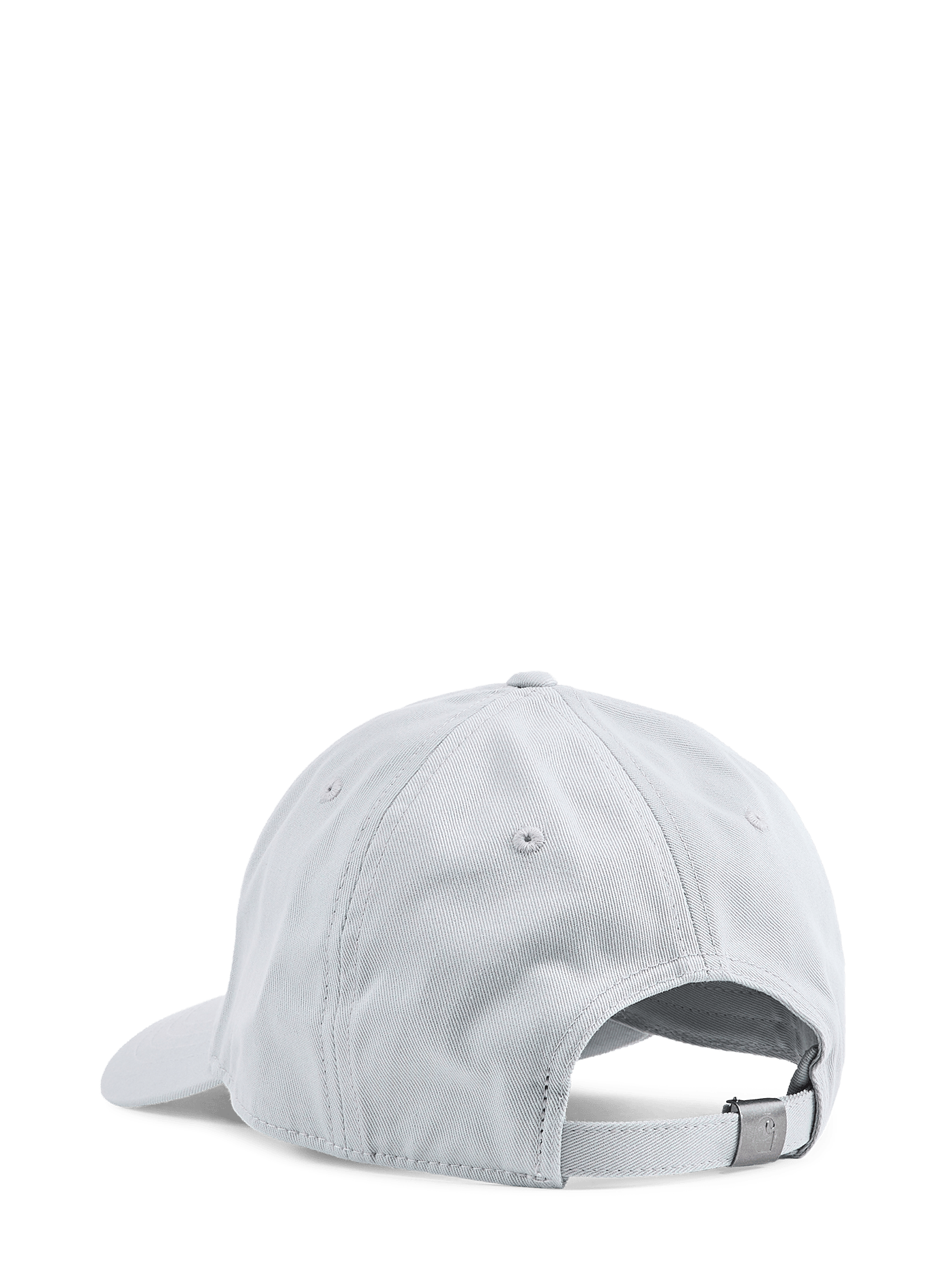 Embroidered cotton baseball cap CARHARTT WIP Grey