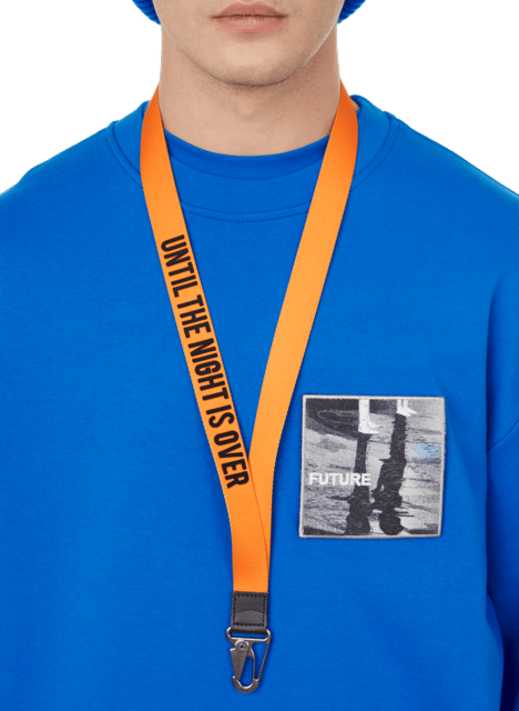 Katoenen sweatshirt UNTIL THE NIGHT IS OVER Blauw