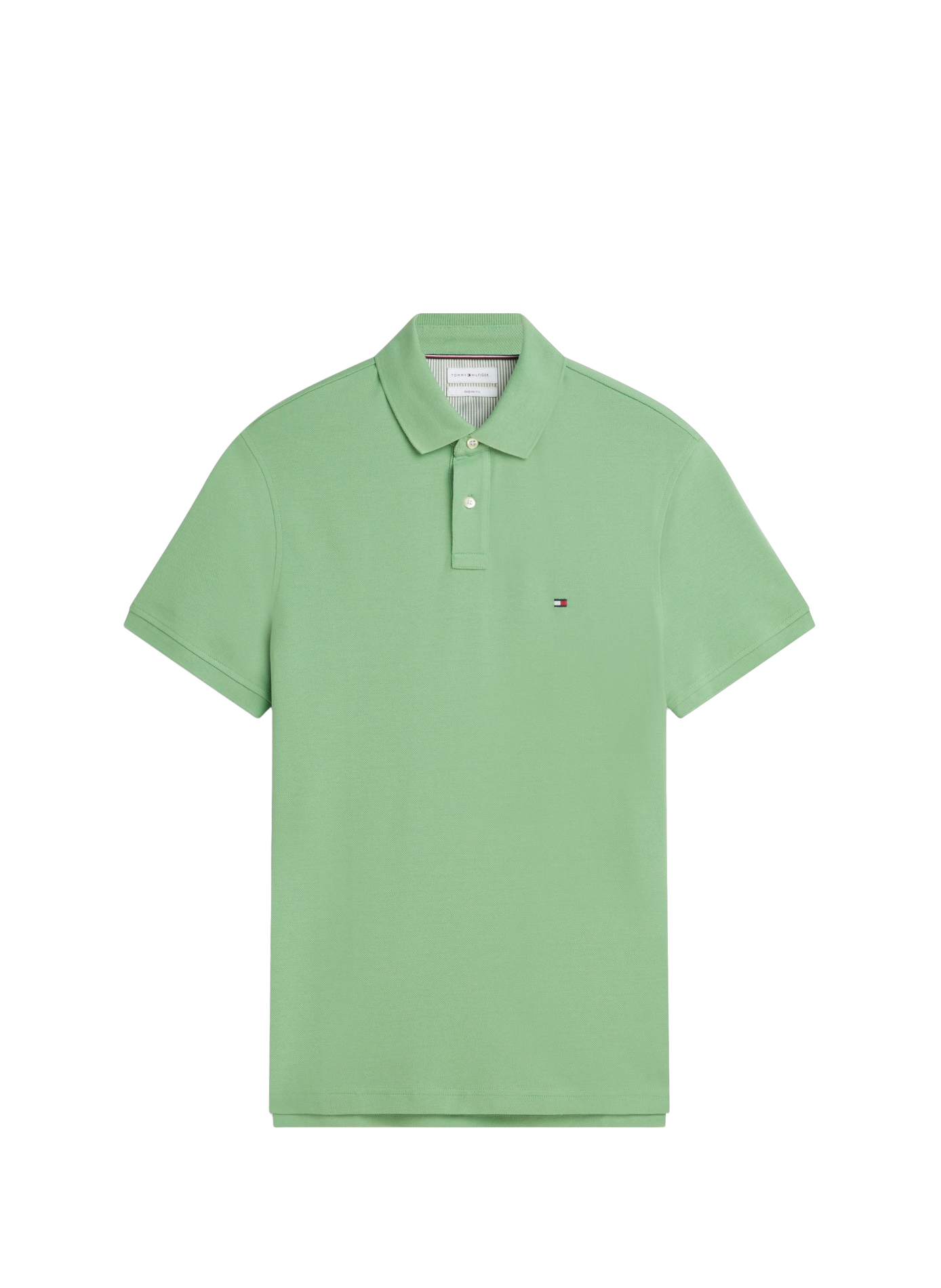 Cotton piqué polo shirt  Cut grass