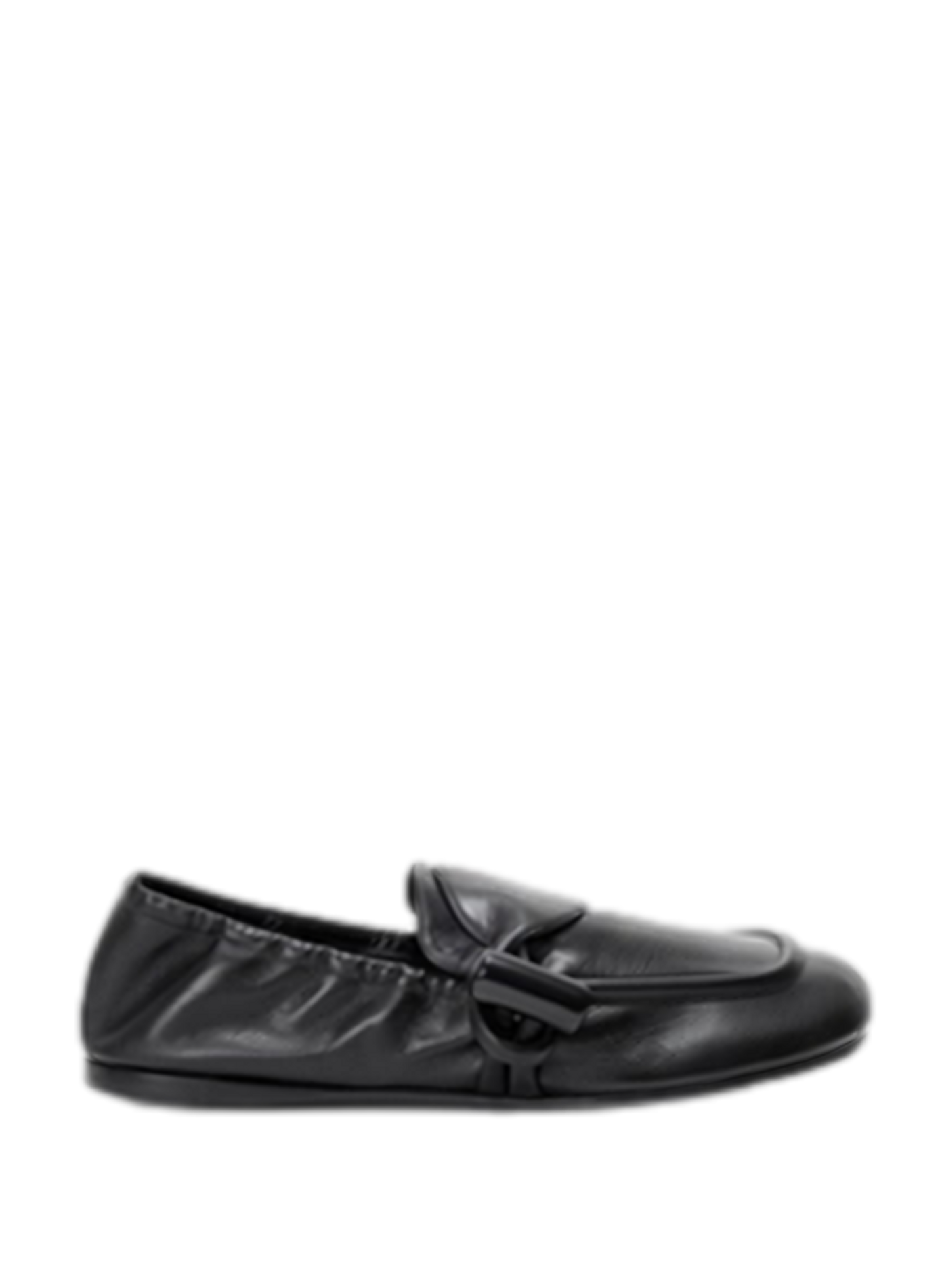 Mocassins Toggle en cuir de veau lisse brillant LOEWE Noir