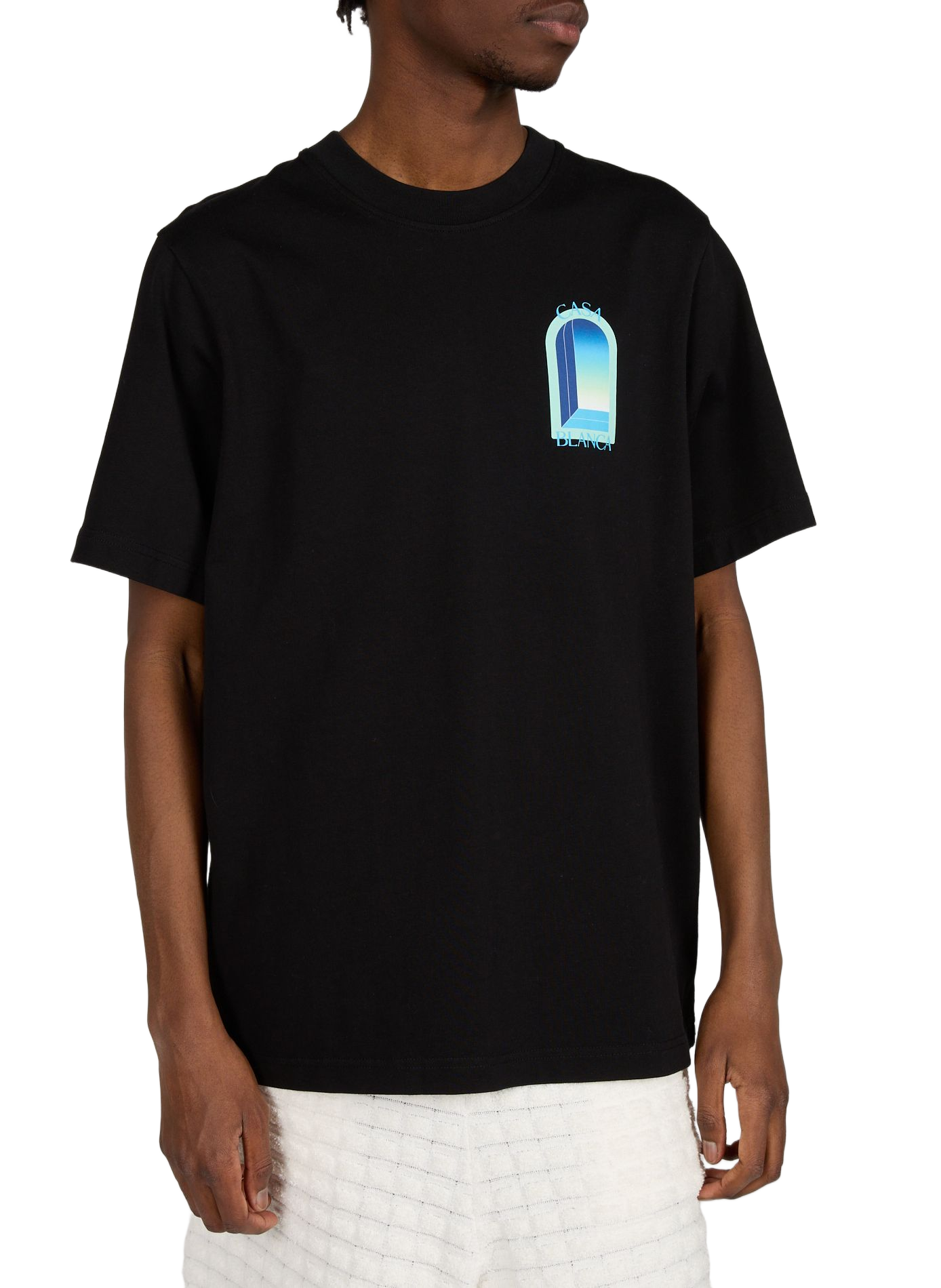 T-shirt L'Arche recht model van katoen CASABLANCA PARIS Veelkleurig