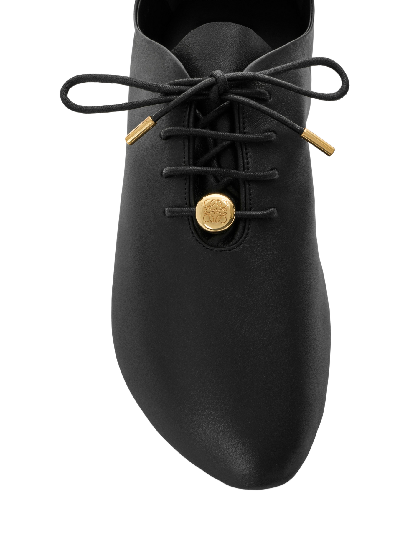 Zapatos de cordones Pebble Soft de cuero de cordero nappa LOEWE Negro