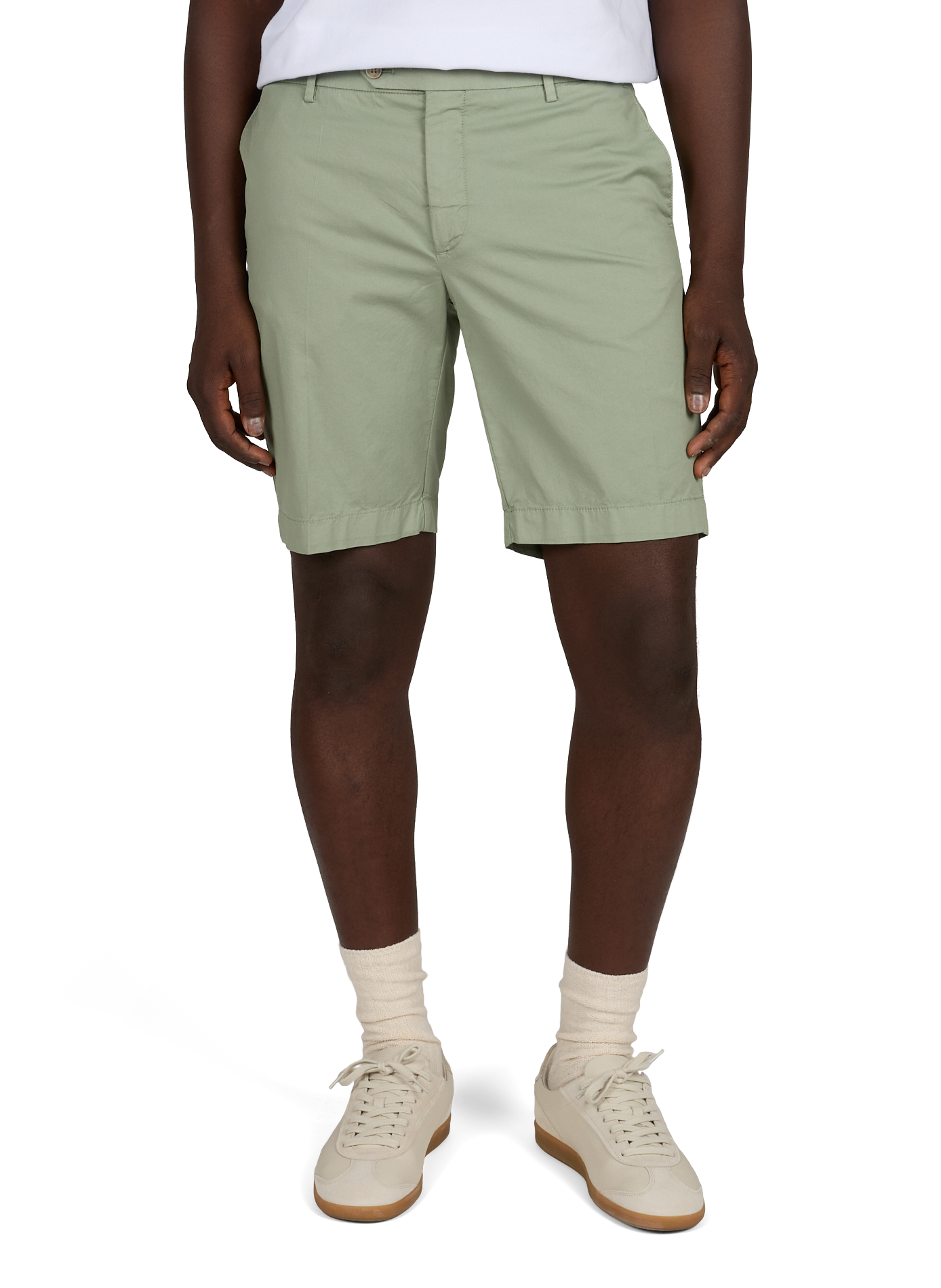 Short chino en coton mélangé HACKETT Vert