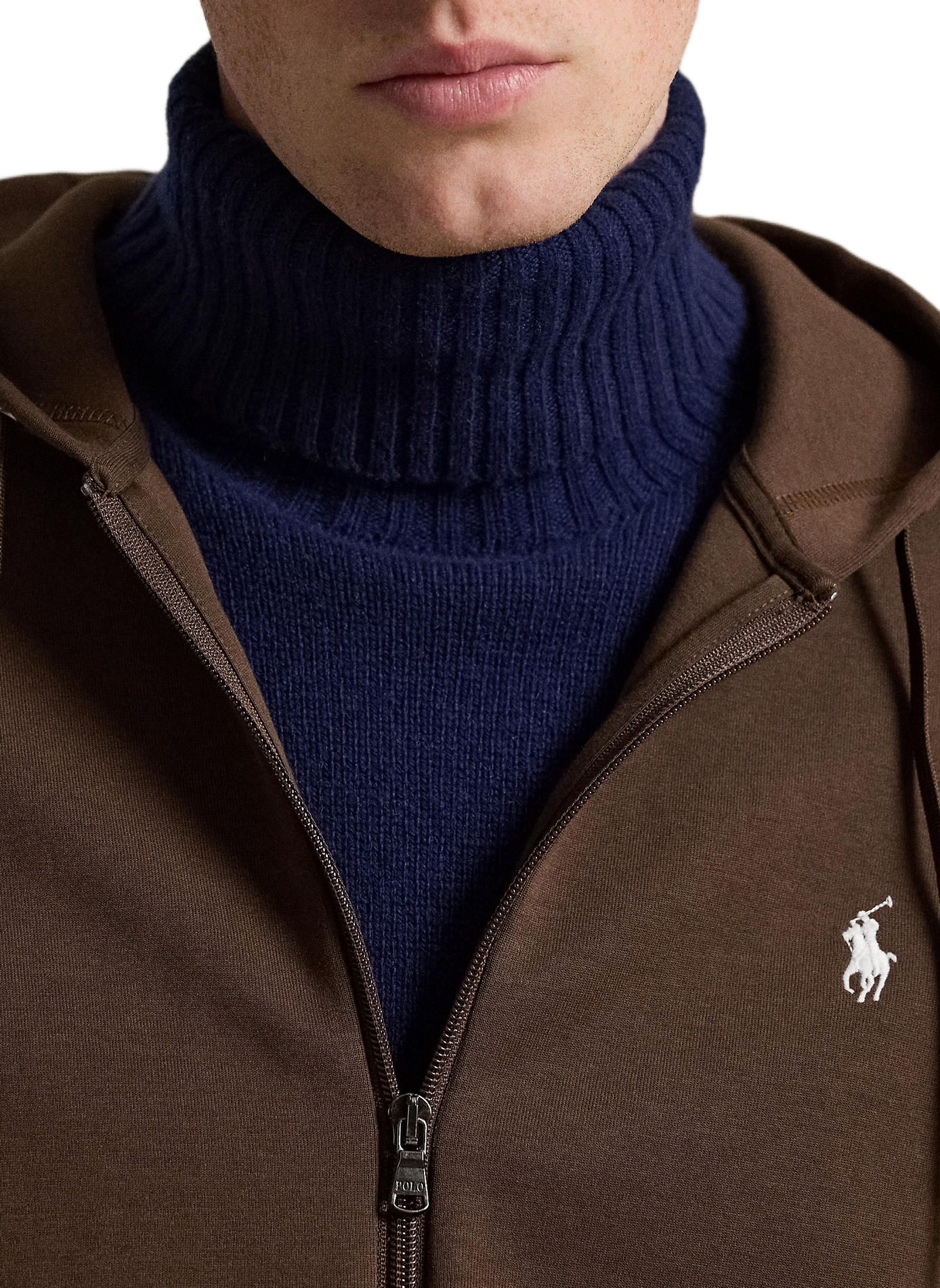Hoodie avec fermeture à glissière POLO RALPH LAUREN Beige