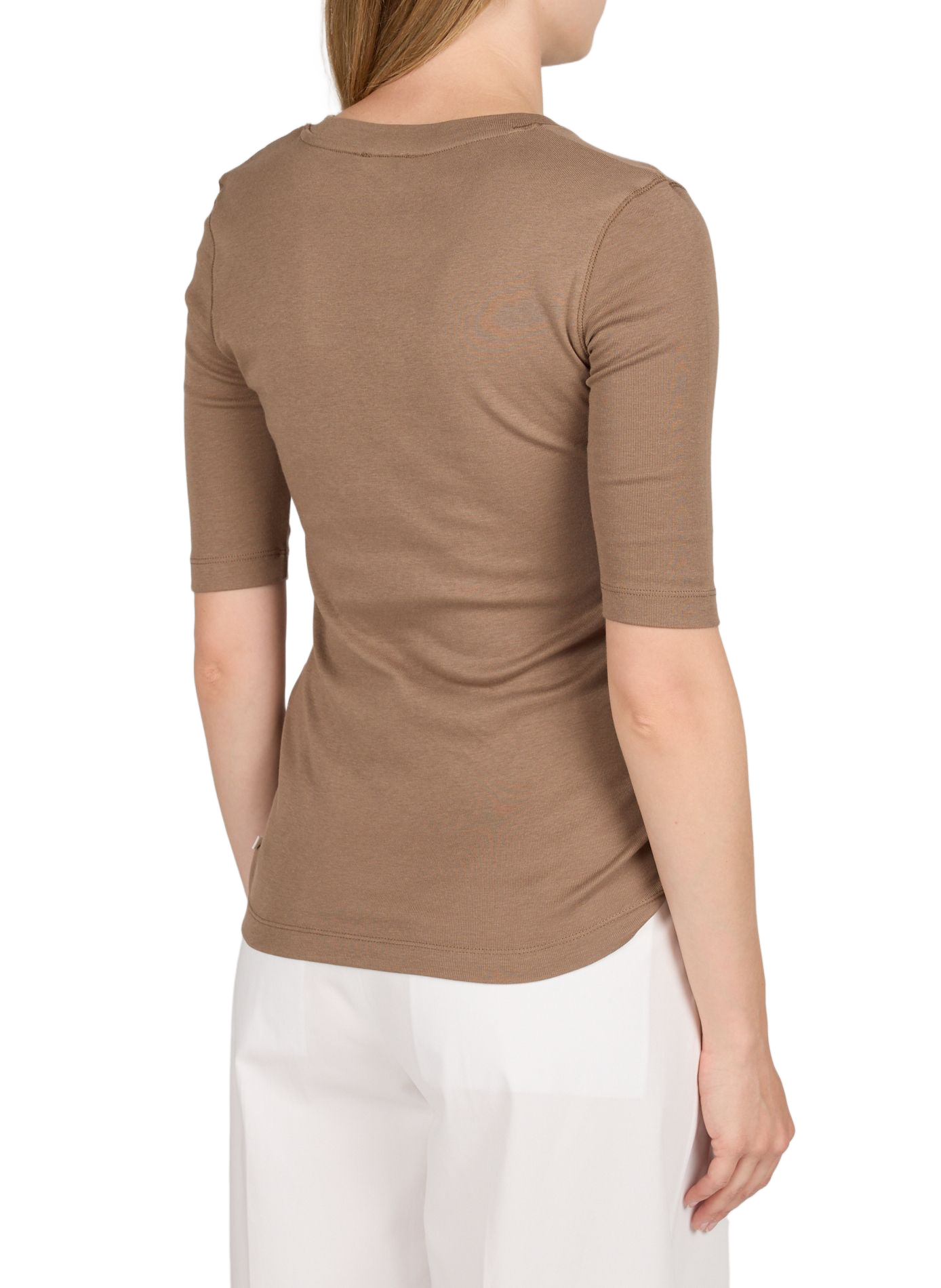 T-Shirt aus Baumwollmischung CLOSED Beige