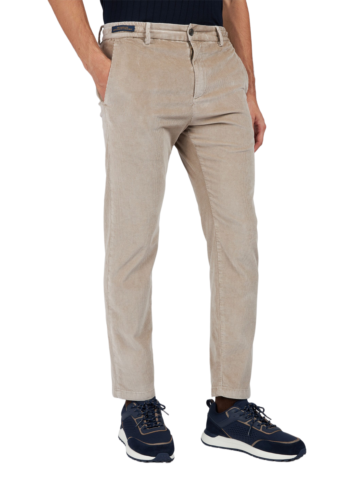 Slim fit chino pants in blended cotton PAUL & SHARK Beige