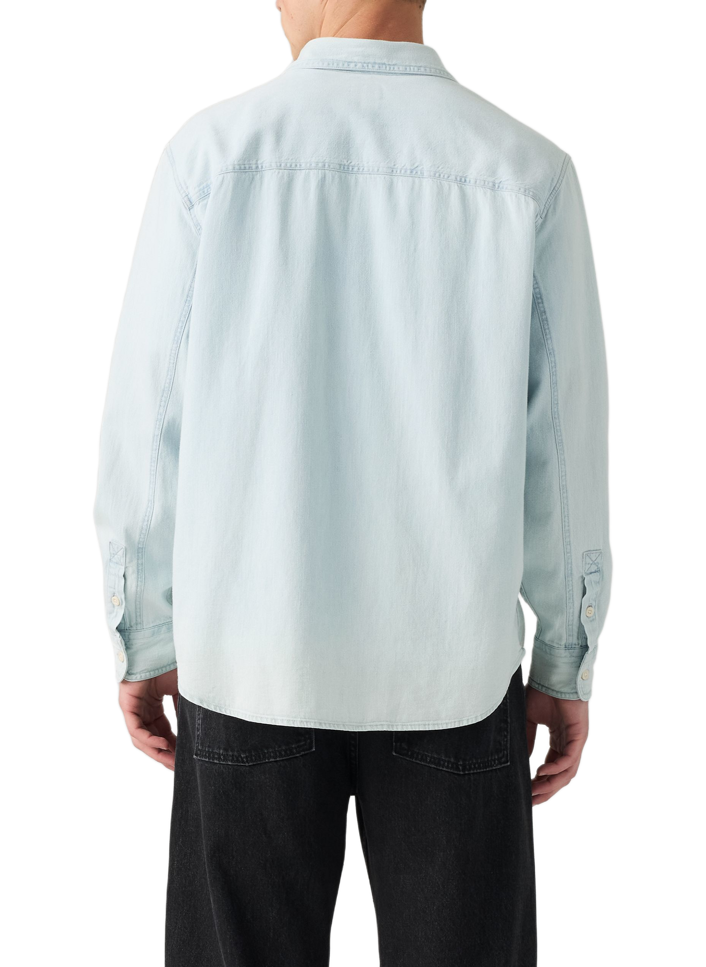 Straight denim shirt in cotton LEVI'S Blue