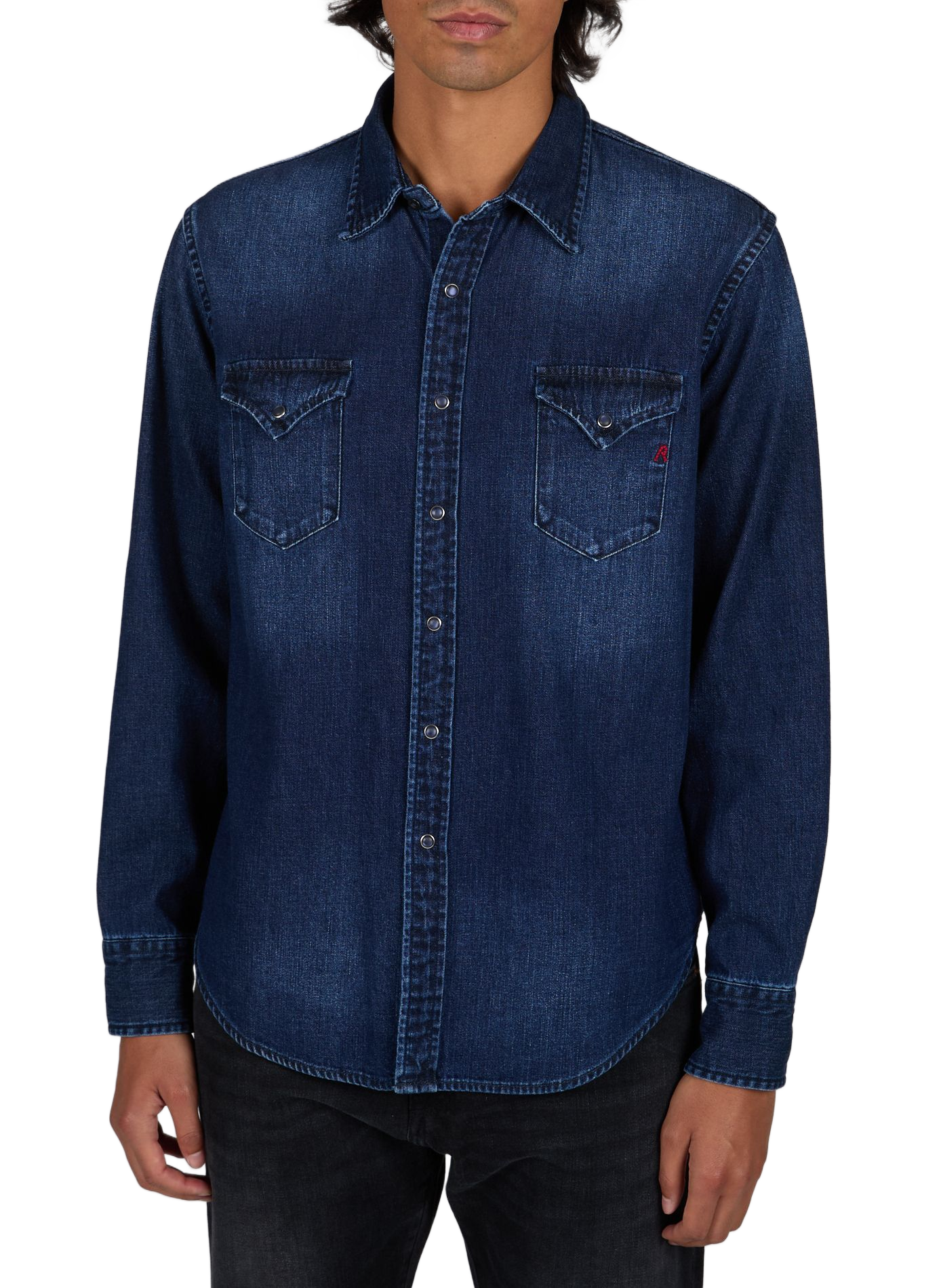 Denimhemd REPLAY Blau