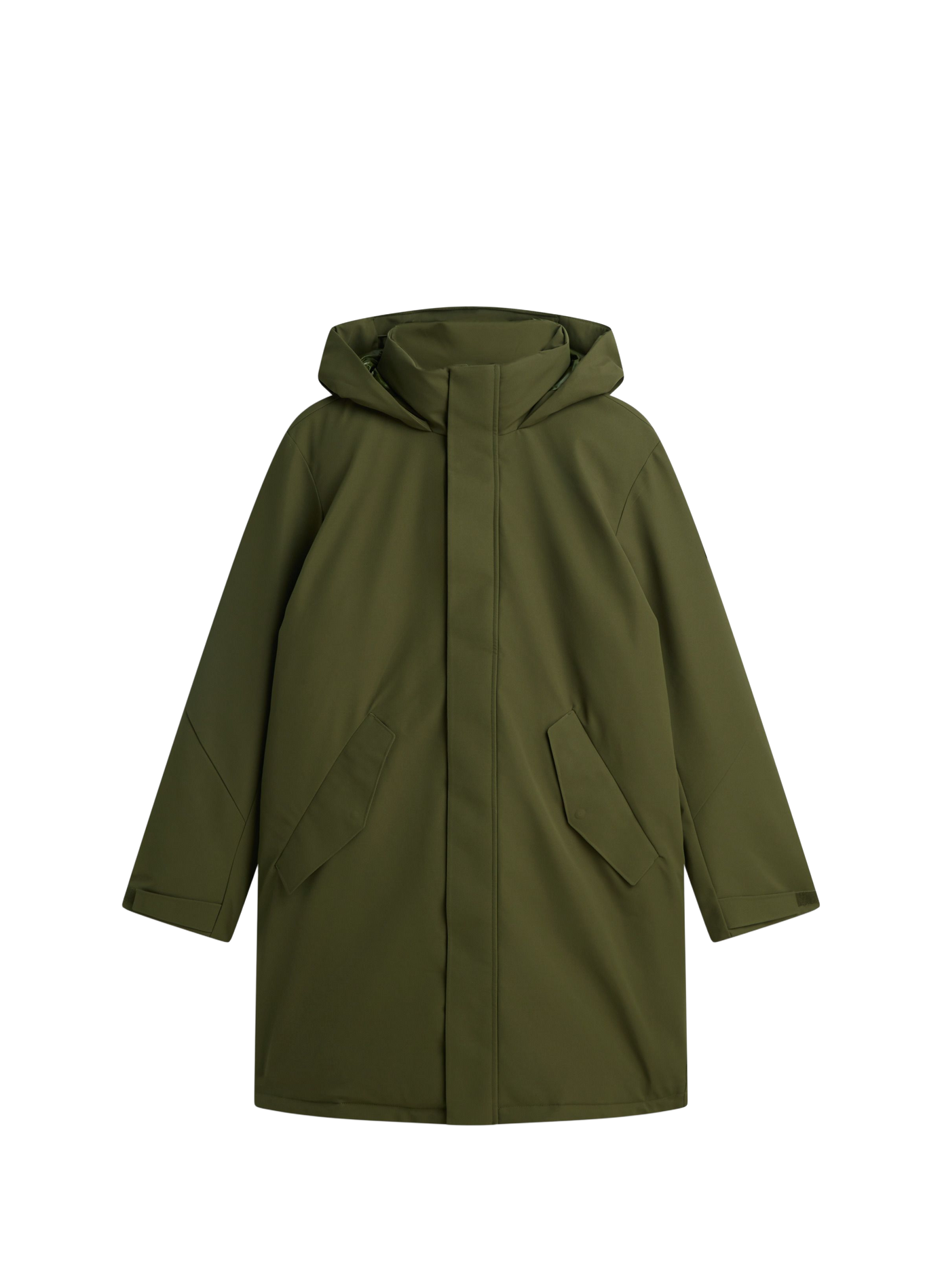 Hooded coat TOMMY HILFIGER Green