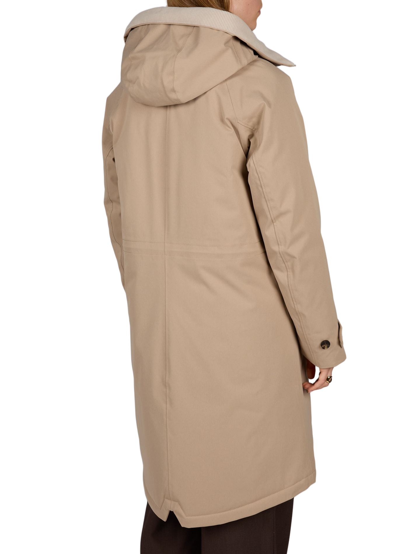 Parka mi-longue Luna à capuche DIDRIKSONS Beige